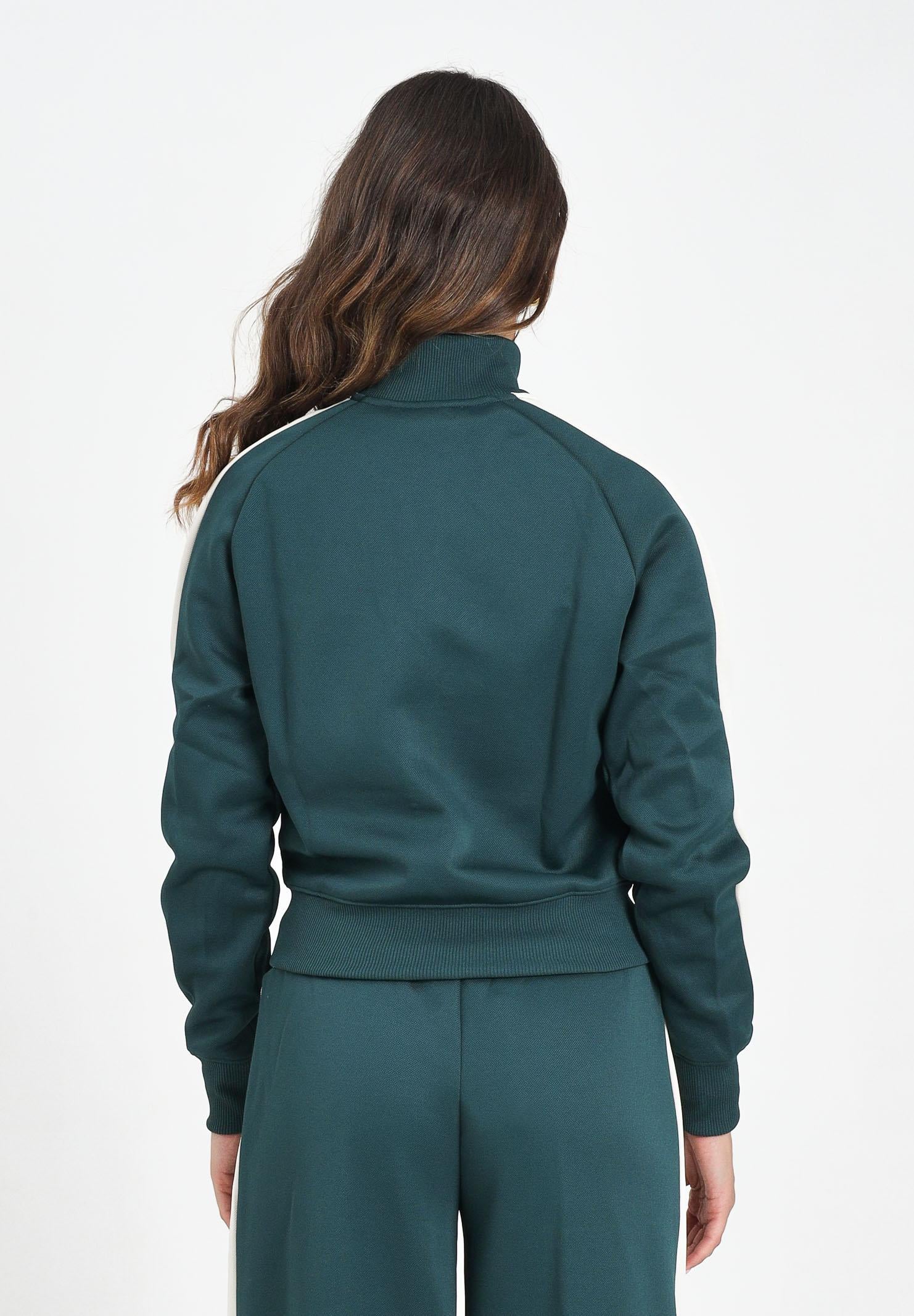 PUMA Felpa con zip T7 ALWAYS ON verde da donna 629796 75 PUMA