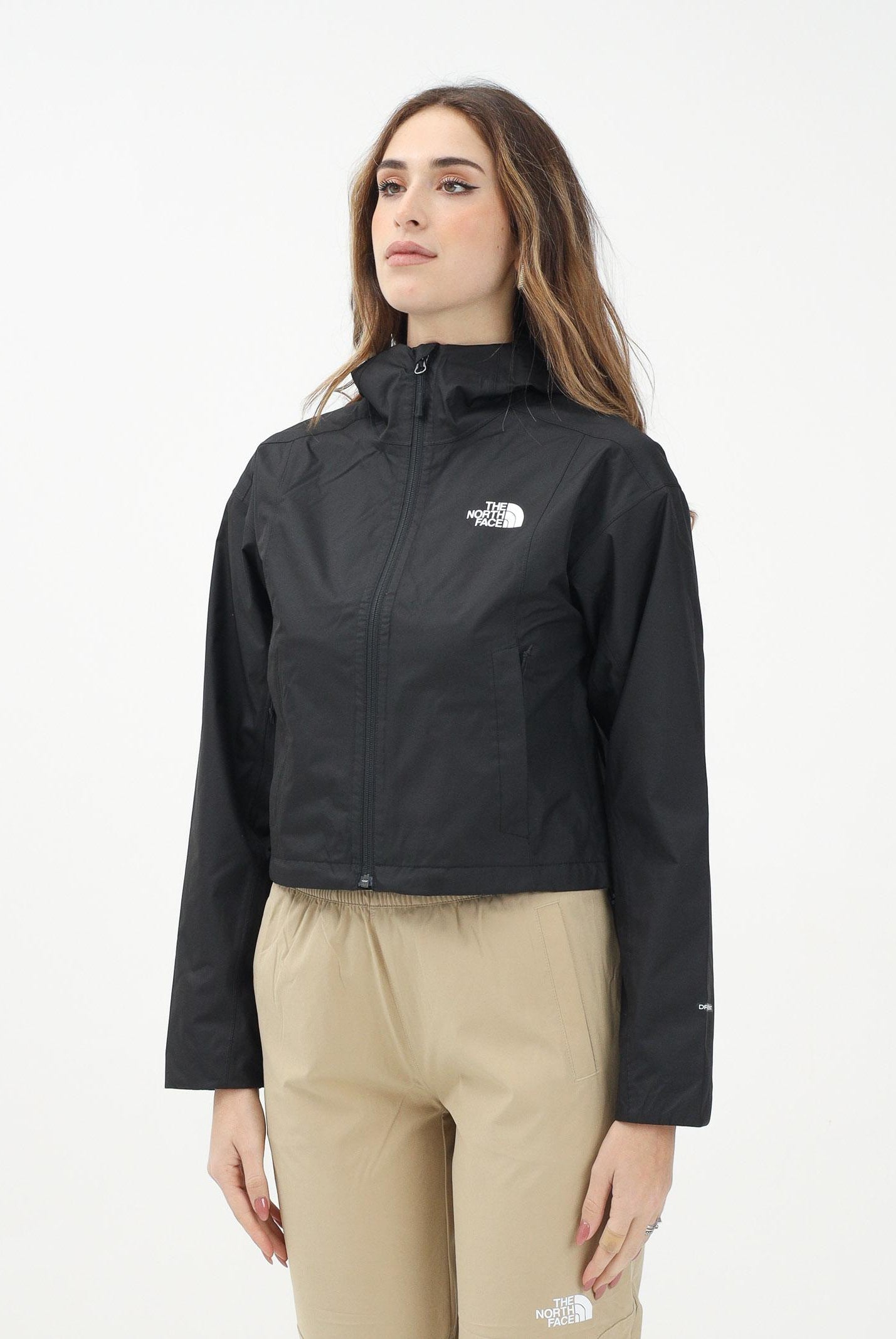THE NORTH FACE Giacca a vento Quest nera da donna NF0A55EPJK31 . THE NORTH FACE