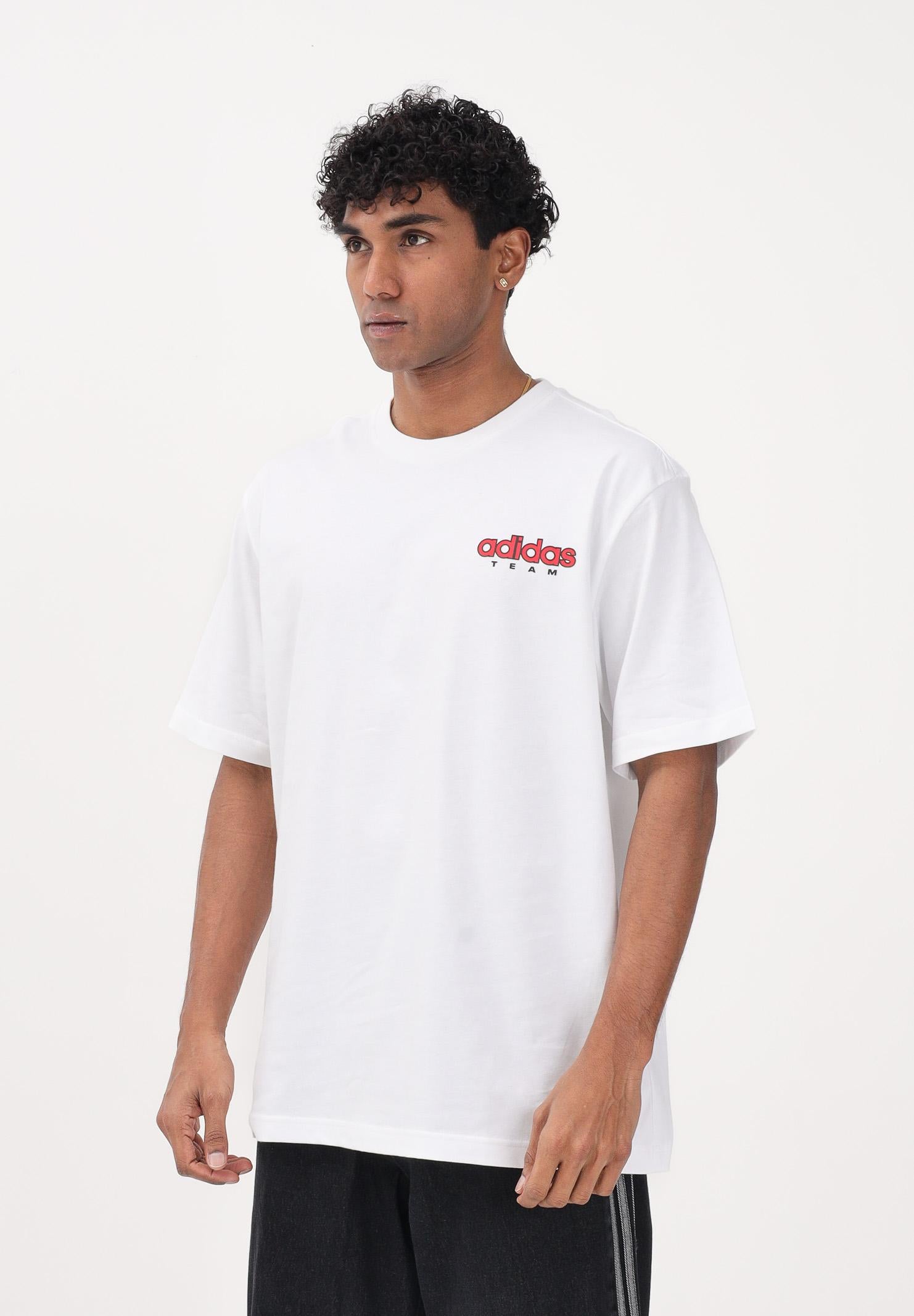 ADIDAS ORIGINALS T-shirt a manica corta GFX bianca da uomo KE0160 . ADIDAS ORIGINALS