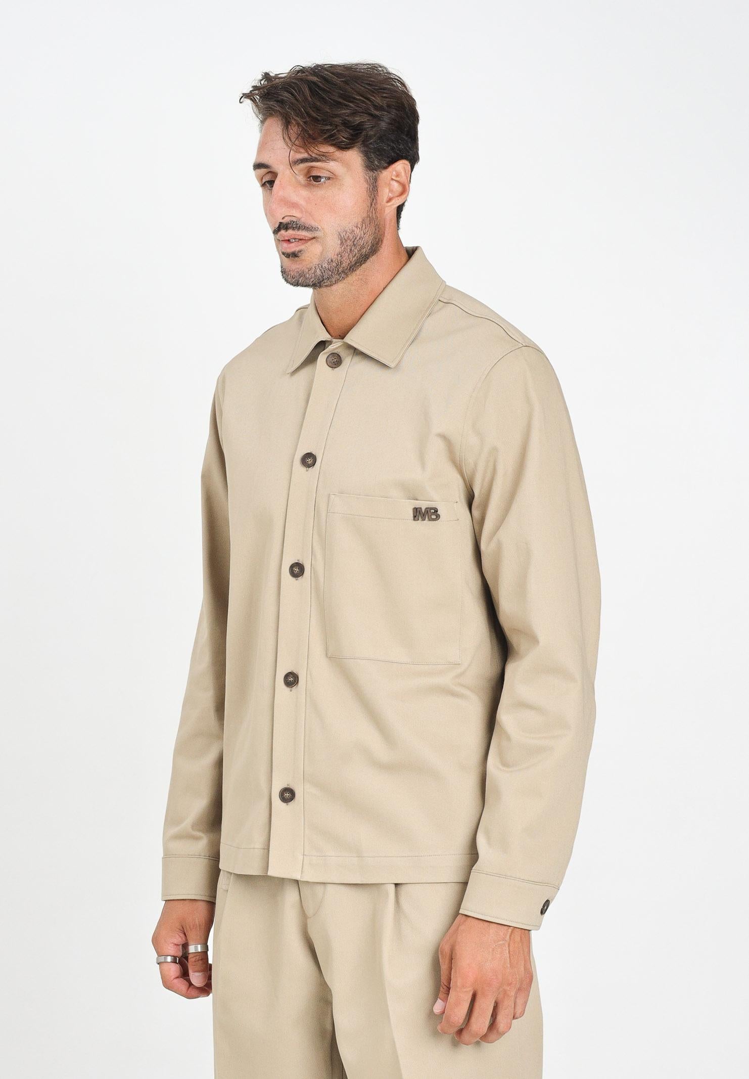 I'M BRIAN Camicia beige da uomo CA3444 0025 I'M BRIAN