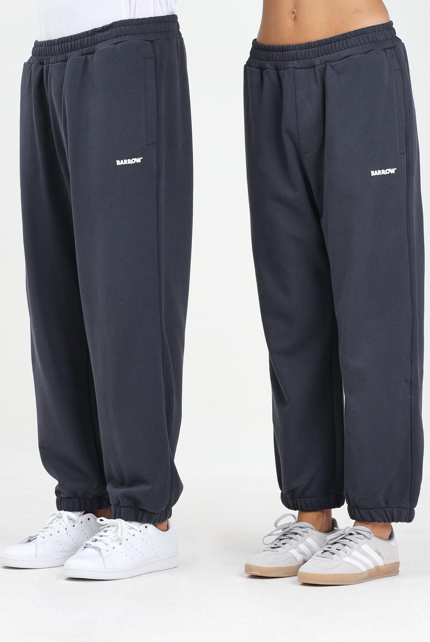 BARROW Pantalone sportivo grigio per uomo e donna con logo F5BWUAFP071 251 BARROW