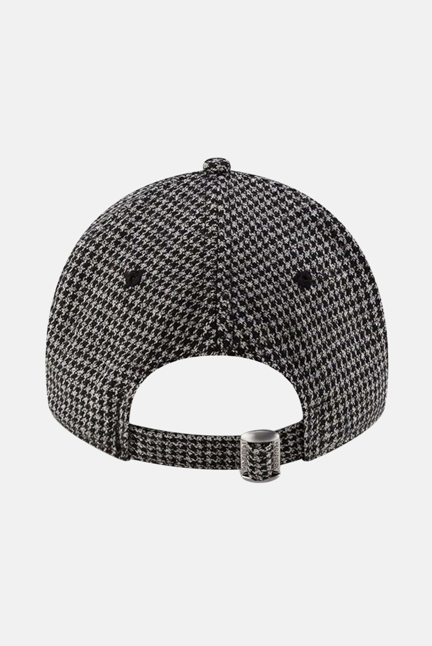 NEW ERA Cappello con visiera 9TWENTY New York Yankees MLB Houndstooth bianco e nero per uomo e donna 60691222 . NEW ERA
