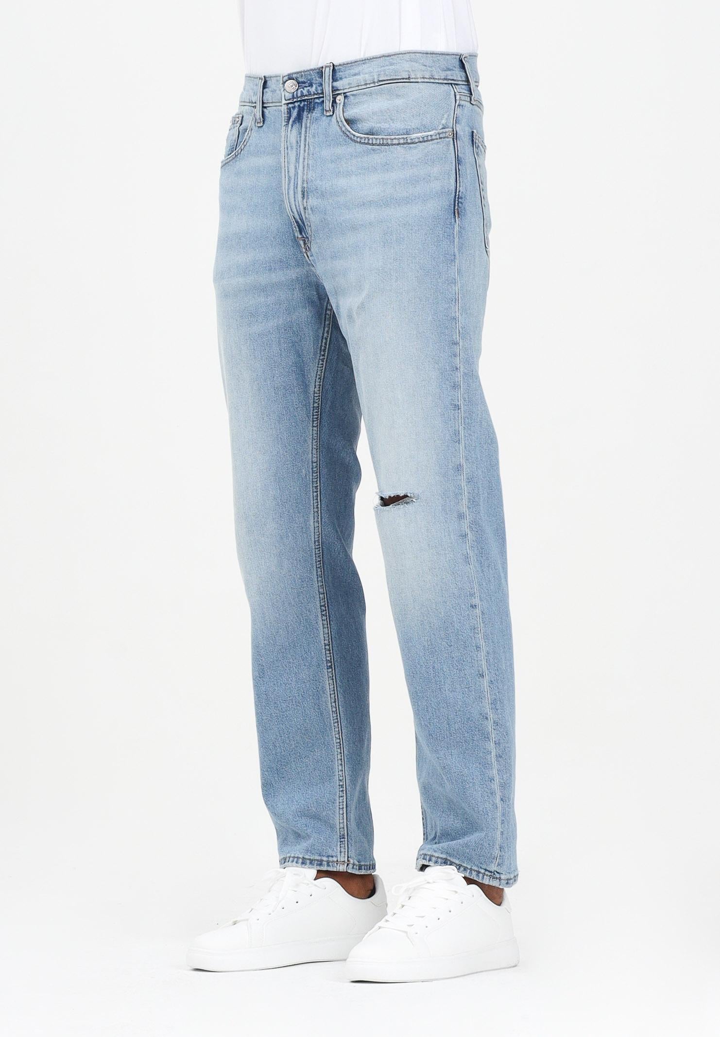 CALVIN KLEIN JEANS Jeans in denim chiaro da uomo LV04LB783G57O . CALVIN KLEIN JEANS