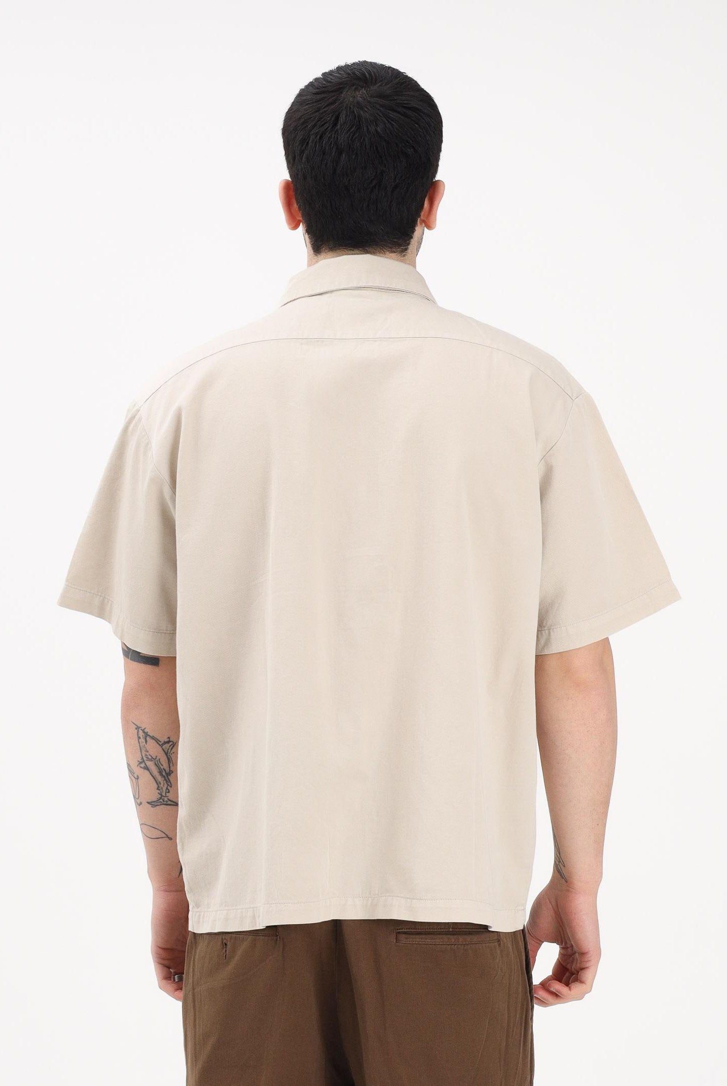 DICKIES Camicia a manica corta Unionville beige da uomo DK0A88N90ST1 . DIckies