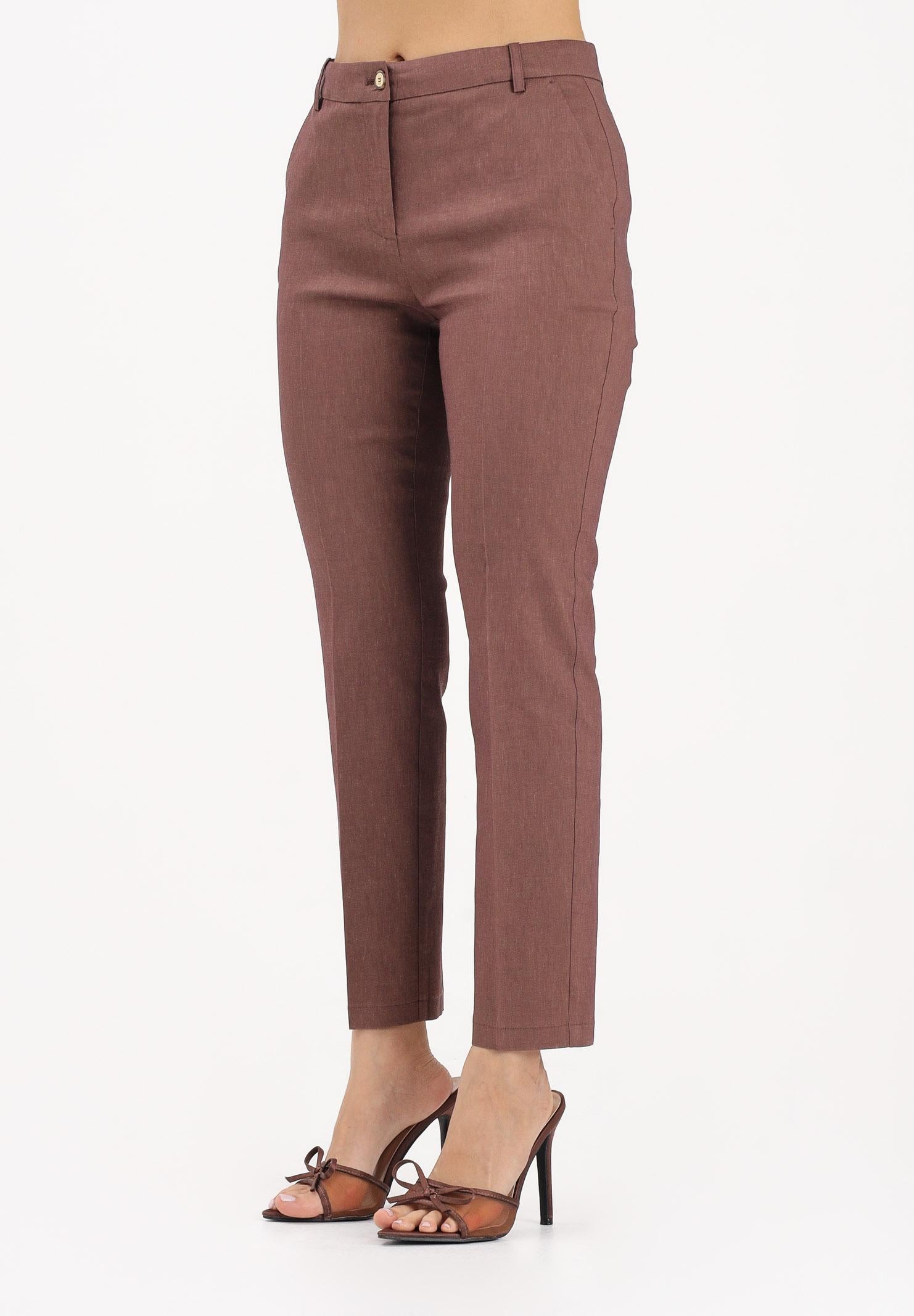 PINKO Pantalone elegante marrone da donna 100155A34I L78 PINKO
