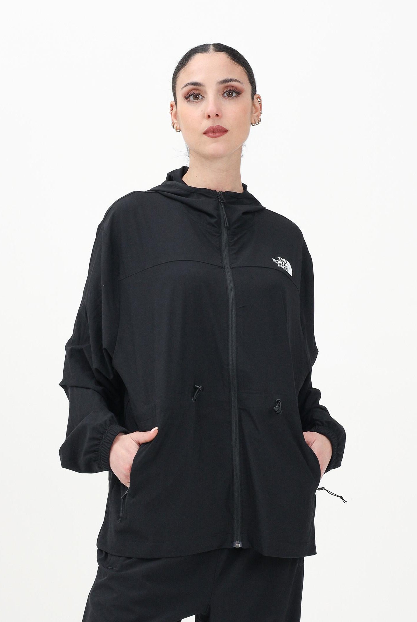 THE NORTH FACE Giacca a vento Mountain Athletics nera da donna NF0A8BFQJK31 THE NORTH FACE