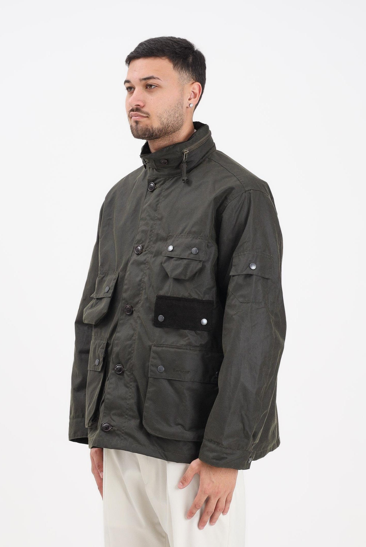 BARBOUR Giubbotto Editor verde da uomo 252MMWX2480 OL71 BARBOUR