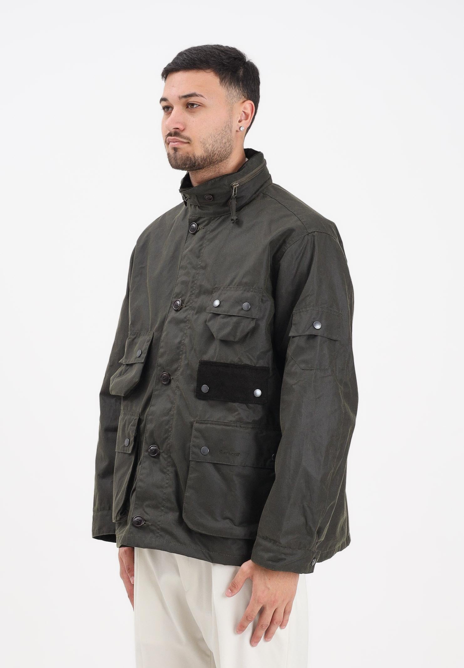 BARBOUR Giubbotto Editor verde da uomo 252MMWX2480 OL71 BARBOUR