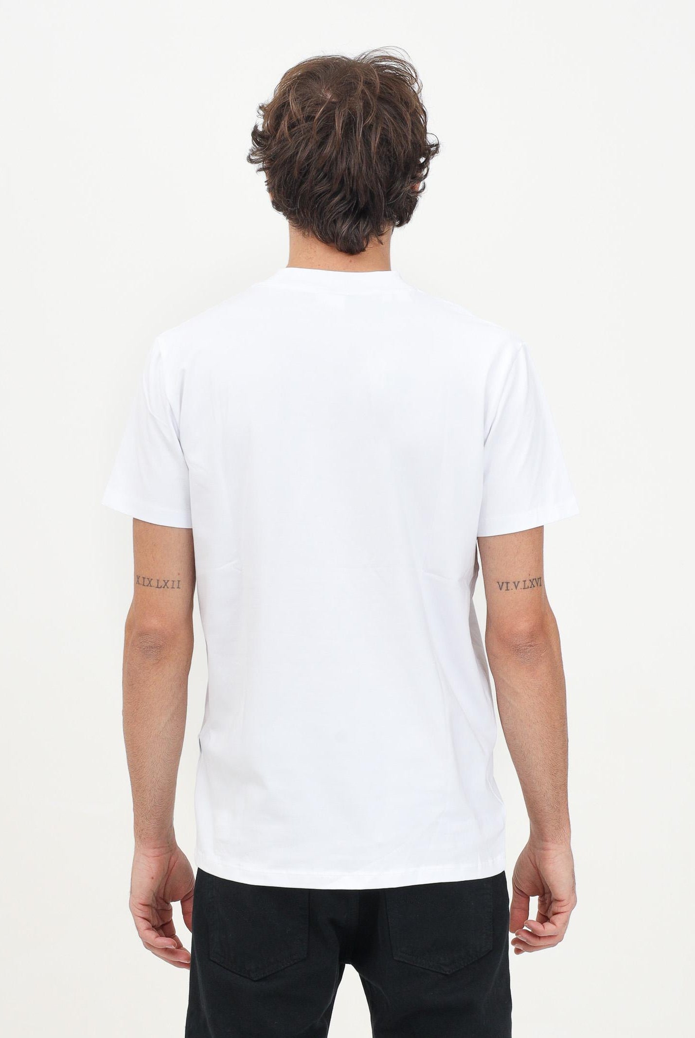 T-shirt a manica corta bianca da uomo 16091902 Bright White SELECTED HOMME