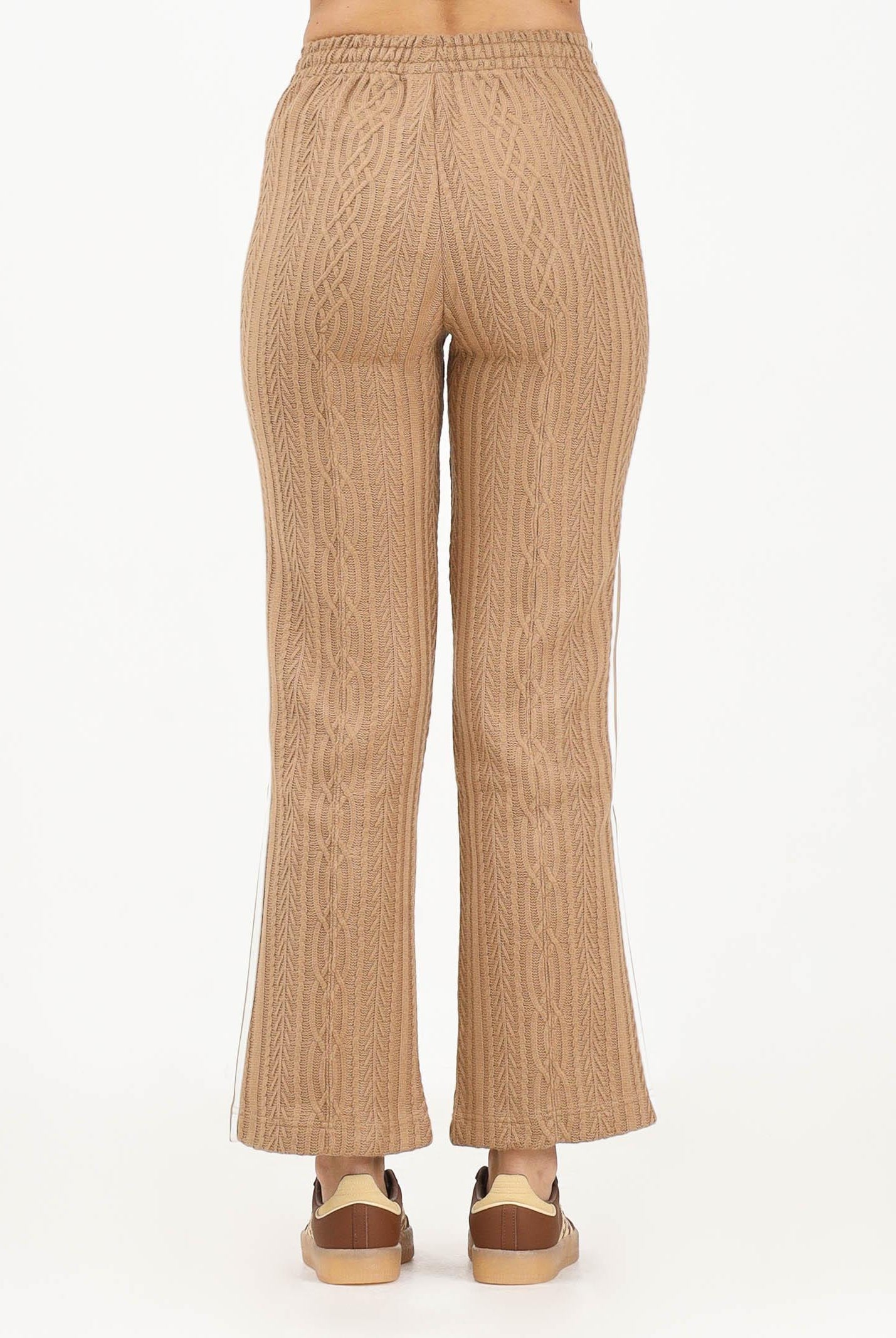 ADIDAS ORIGINALS Pantalone sportivo KNIT CLASSIC beige da donna KS7802 . ADIDAS ORIGINALS