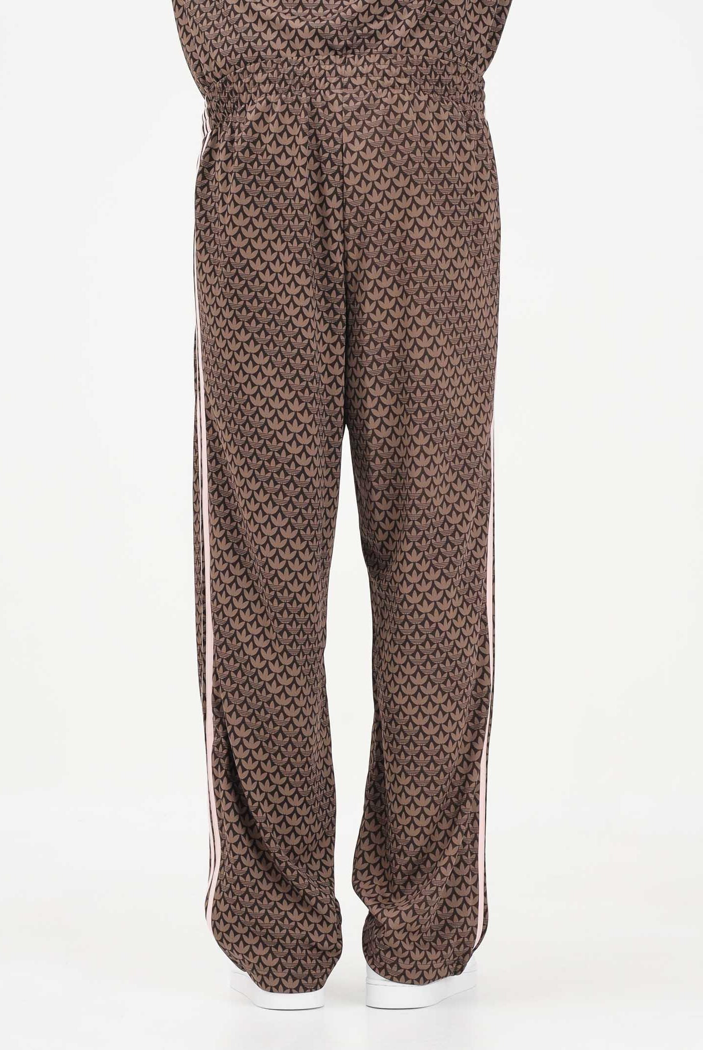 ADIDAS ORIGINALS Pantalone sportivo FIREBIRD LOOSE MONOGRAM marrone per uomo e donna KE1678 . ADIDAS ORIGINALS