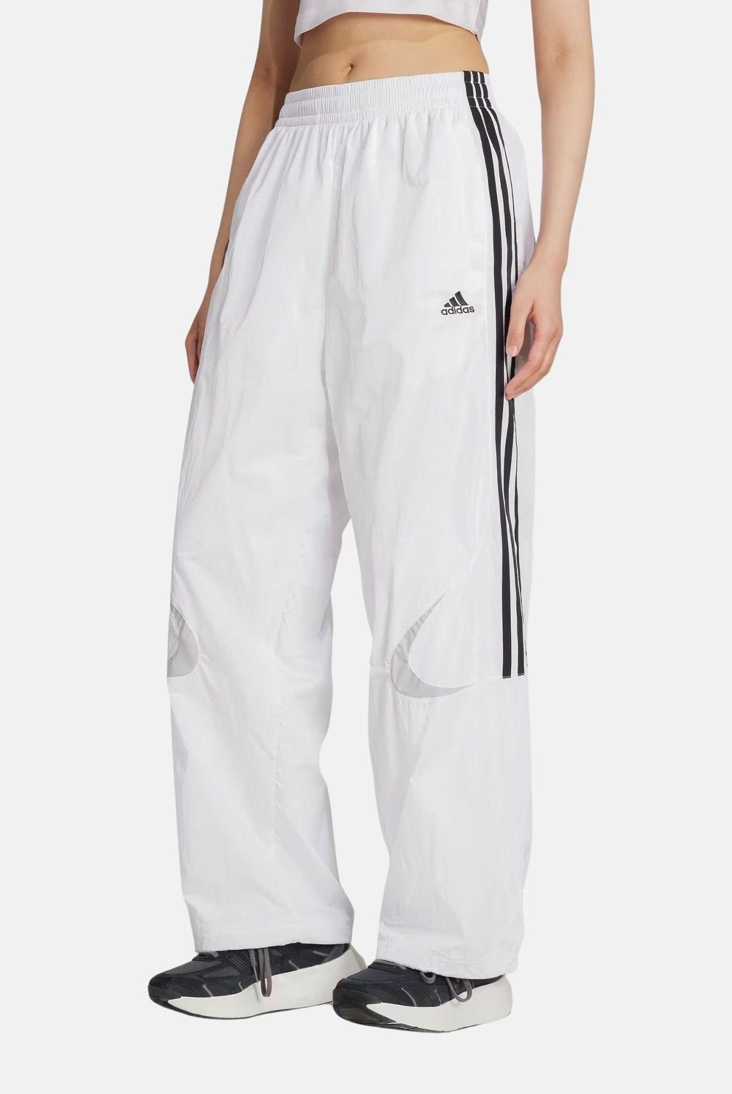 ADIDAS ORIGINALS Pantalone sportivo Teamgeist adicolor Oversized bianco da donna JZ8259 . ADIDAS ORIGINALS