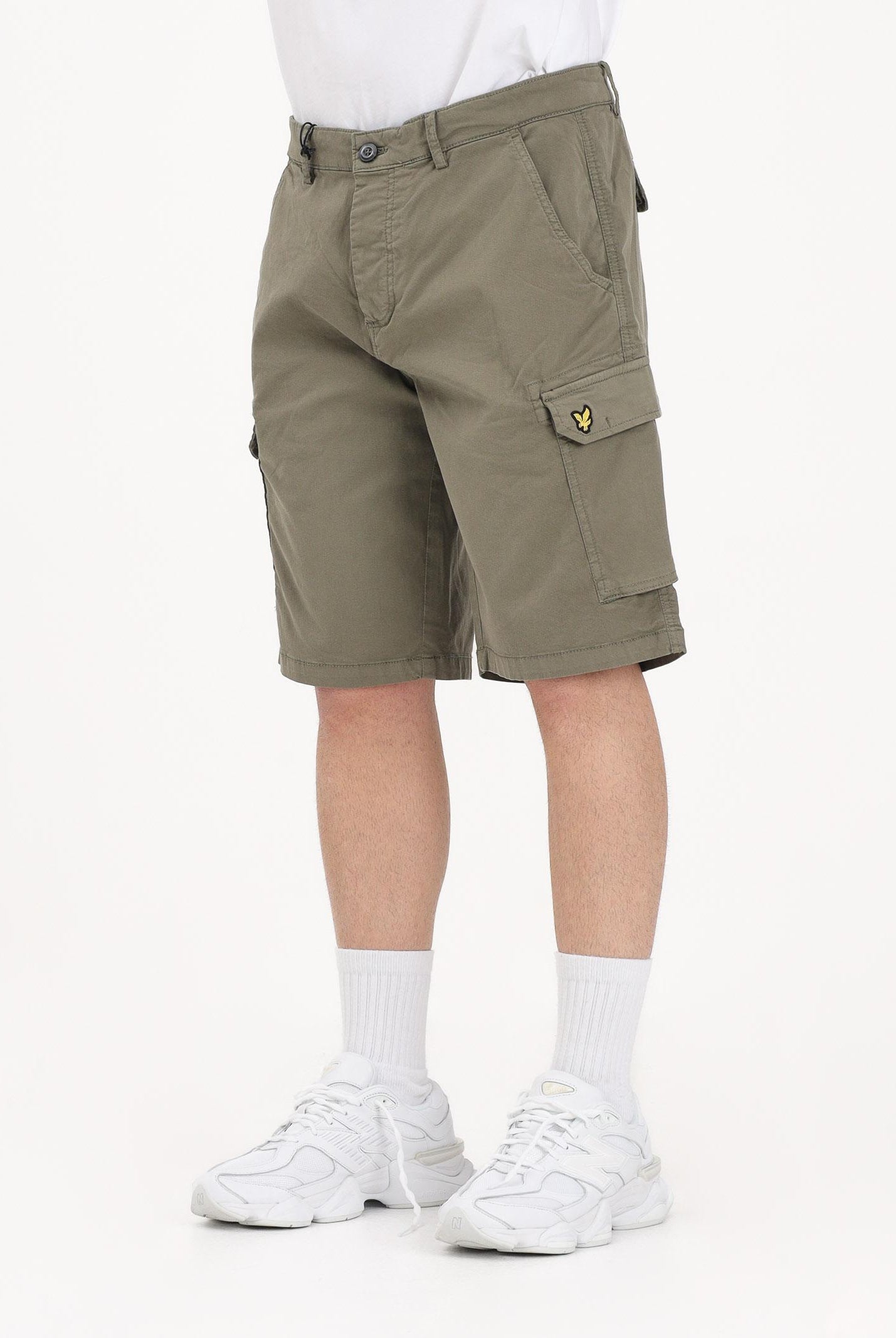 LYLE & SCOTT Shorts cargo verde militare da uomo SH1816ITA 009 LYLE & SCOTT