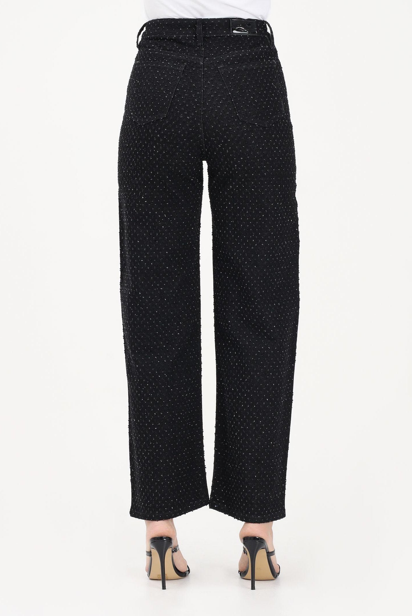 ARMANI EXCHANGE Jeans in denim nero da donna con micro strass XW000100AF18855 MC329 ARMANI EXCHANGE