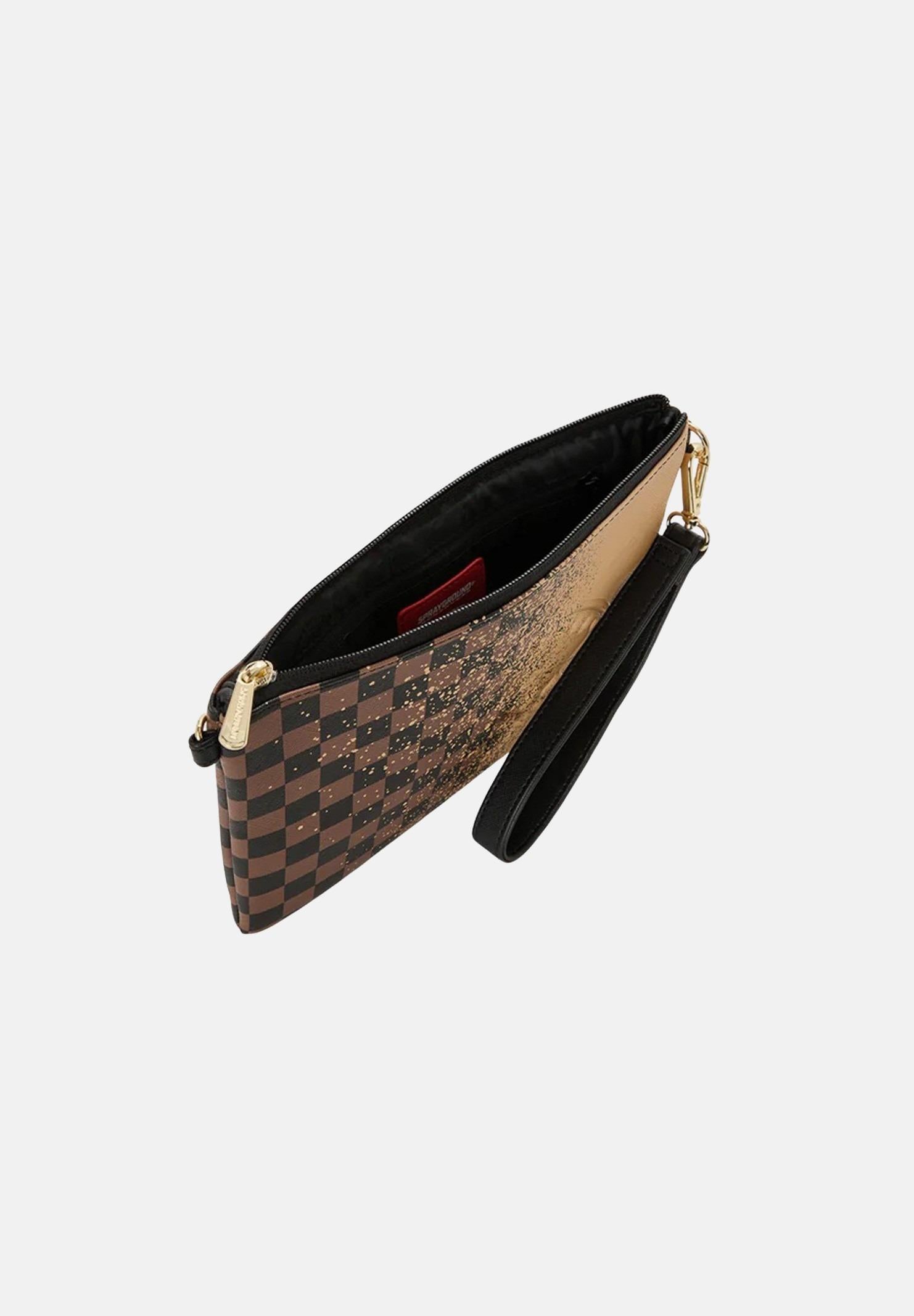 SPRAYGROUND Pochette Henny Spritz Crossover beige e marrone per uomo e donna 910B8941NSZ . SPRAYGROUND