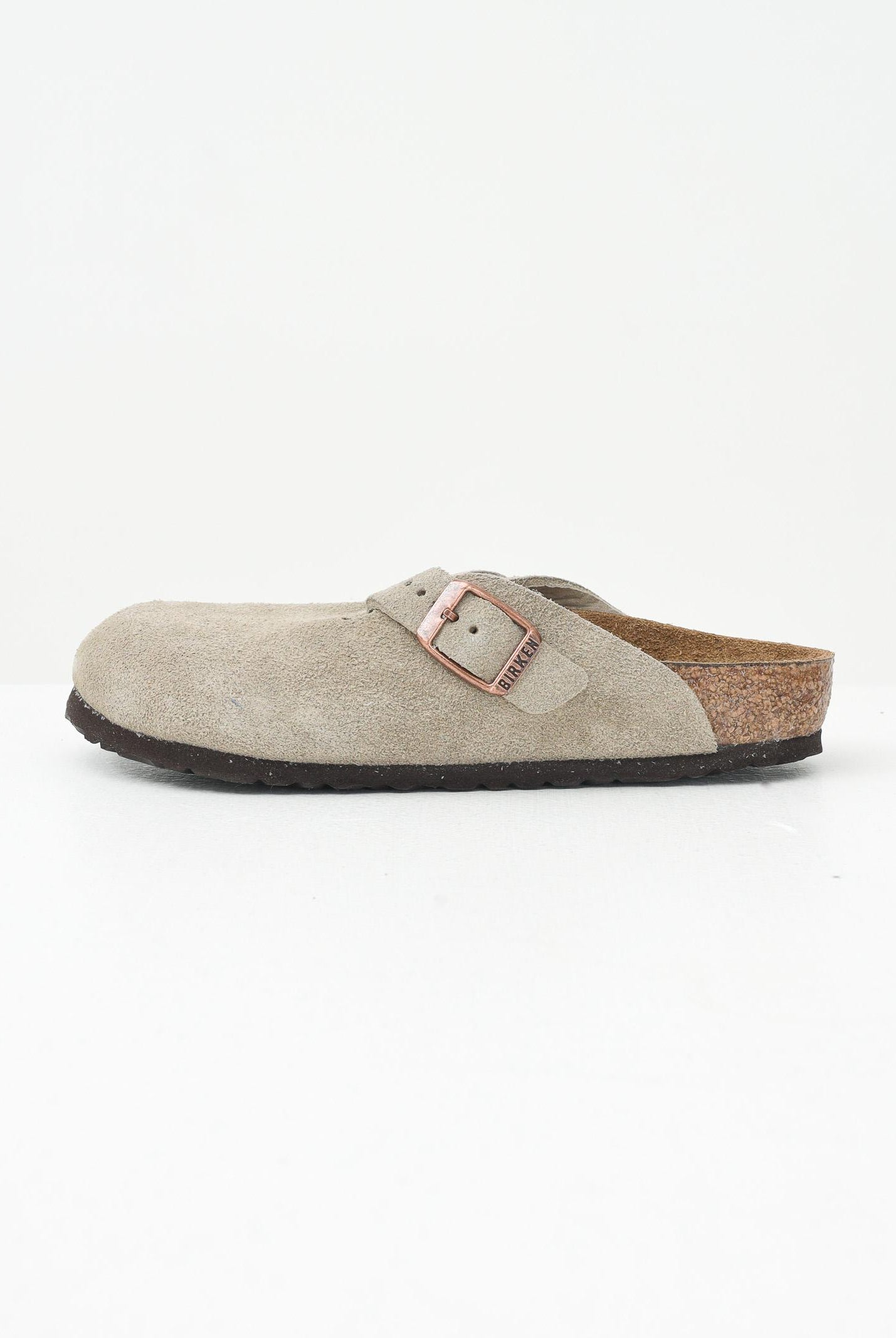 BIRKENSTOCK Ciabatte Boston taupe per bambino e bambina 1027875 . BIRKENSTOCK