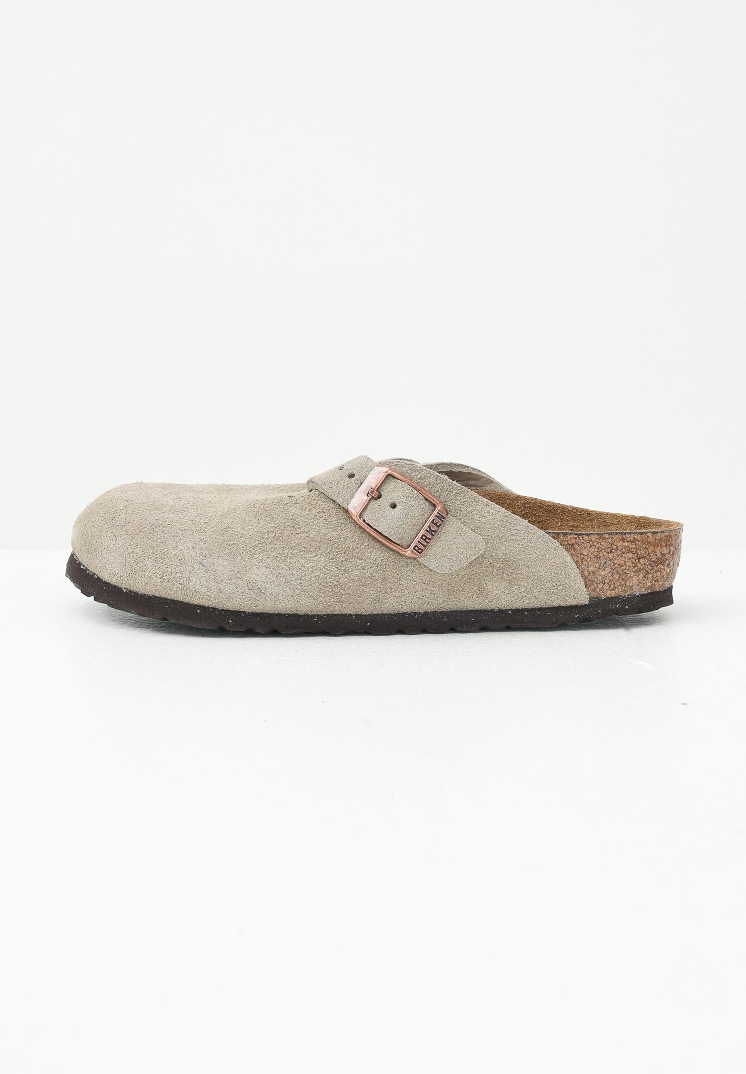 BIRKENSTOCK Ciabatte Boston taupe per bambino e bambina 1027875 . BIRKENSTOCK