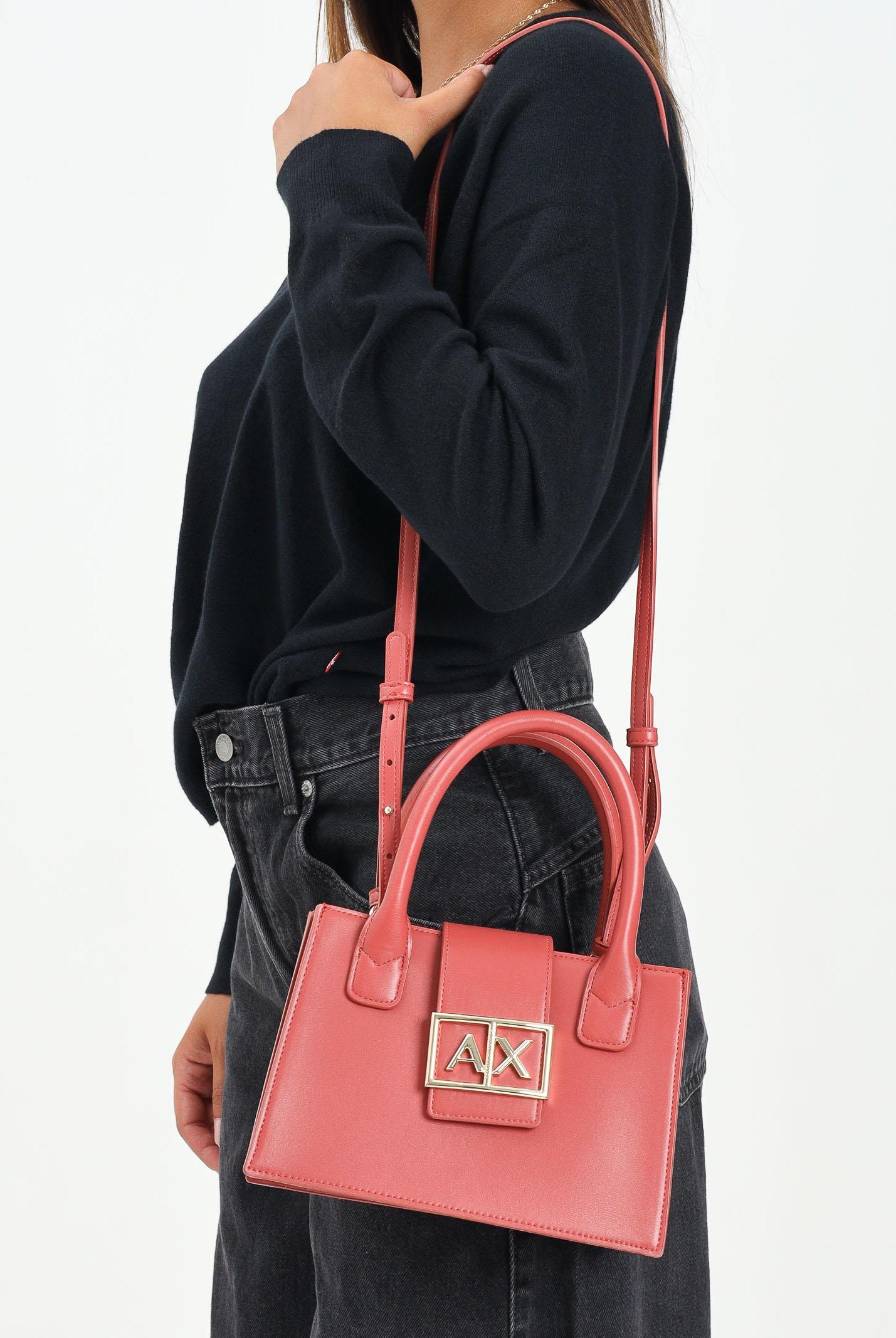 ARMANI EXCHANGE Borsa a mano mattone da donna XW000306AF12039 U4097 ARMANI EXCHANGE