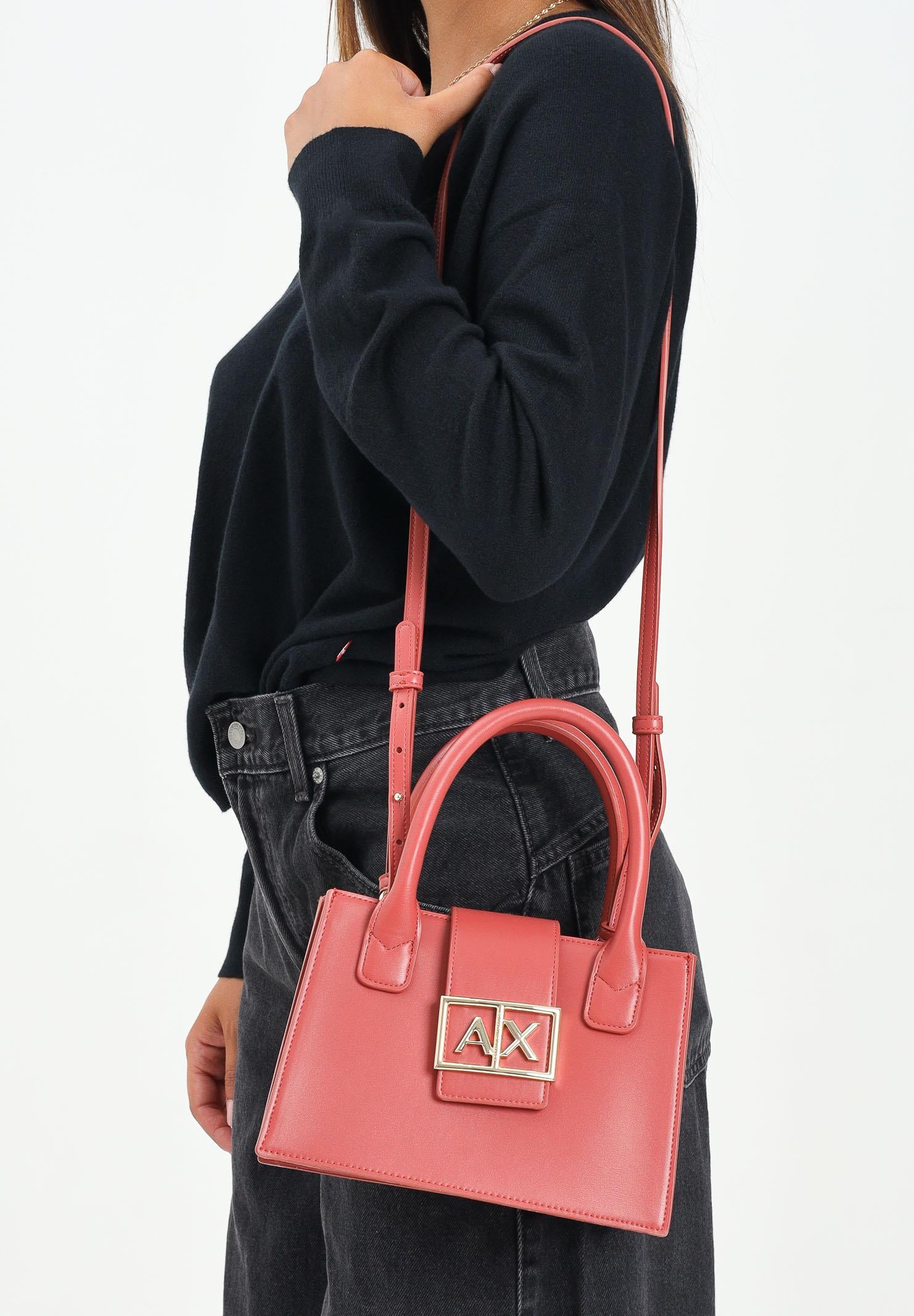 ARMANI EXCHANGE Borsa a mano mattone da donna XW000306AF12039 U4097 ARMANI EXCHANGE