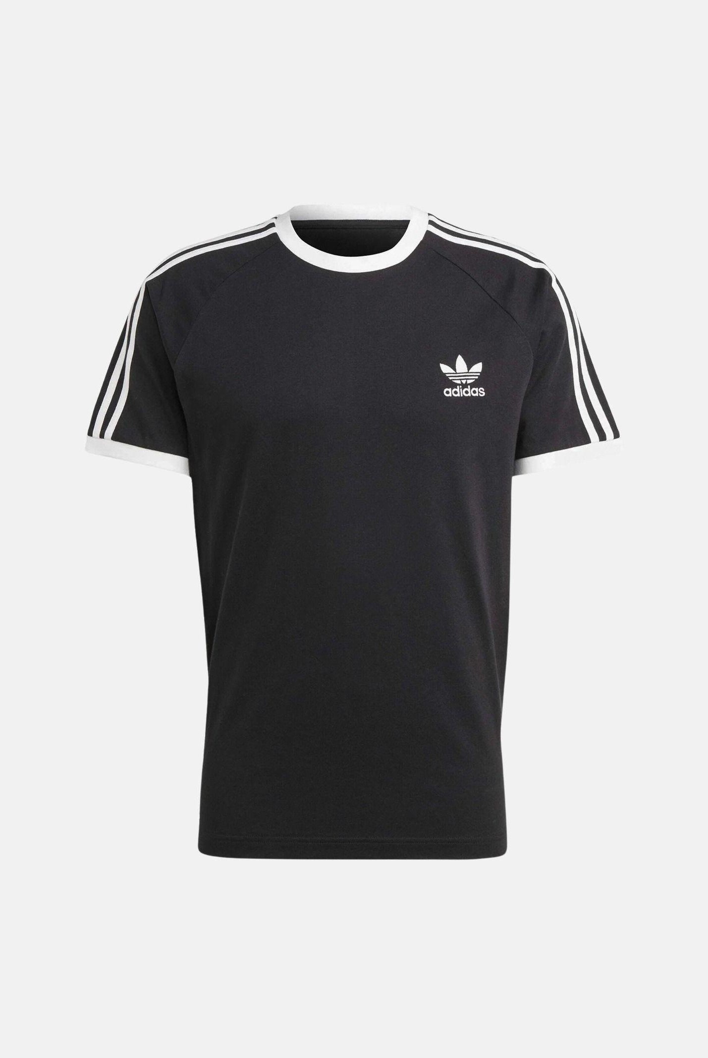 ADIDAS ORIGINALS T-shirt a manica corta Adicolor Classics 3-Stripes nera da uomo IA4845 . ADIDAS ORIGINALS