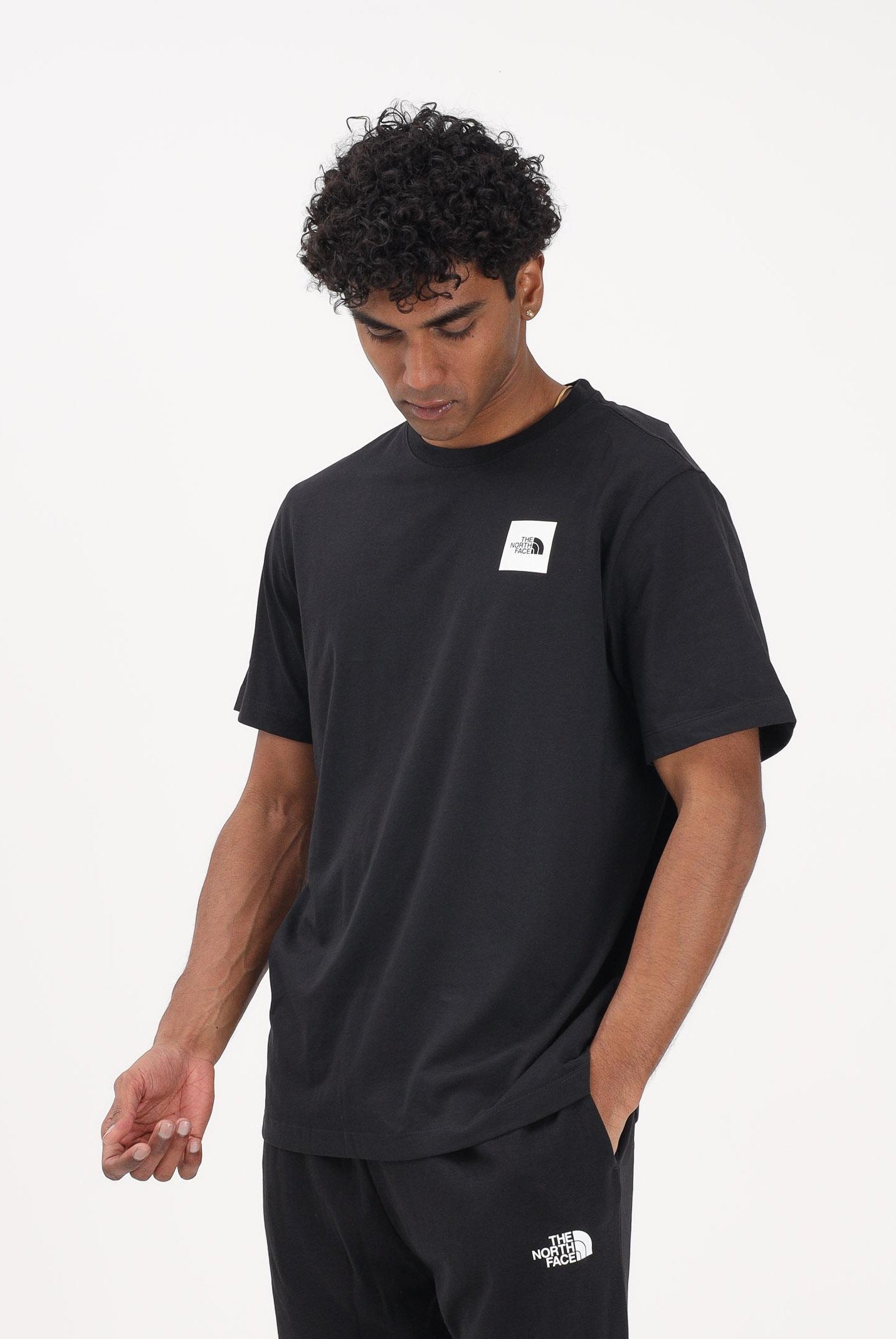THE NORTH FACE T-shirt a manica corta Evolution Box Half Dome Regular nera da uomo NF0A8G9CJK31 . THE NORTH FACE