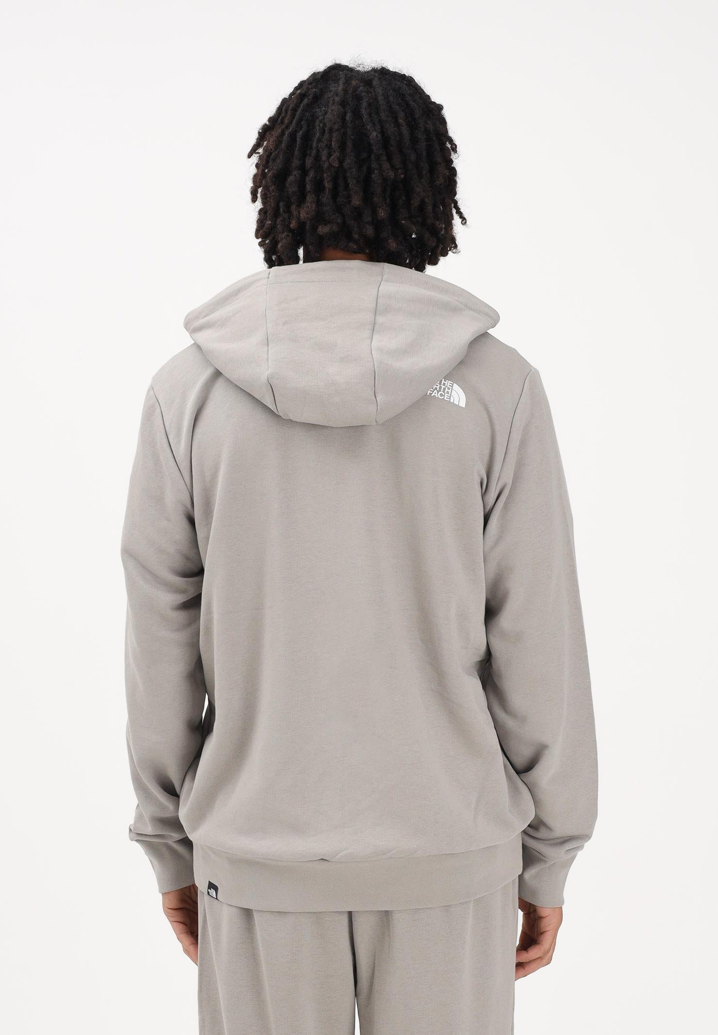 THE NORTH FACE Felpa con zip Simple Dome Light Regular fango da uomo NF0A8GQ72MB1 . THE NORTH FACE