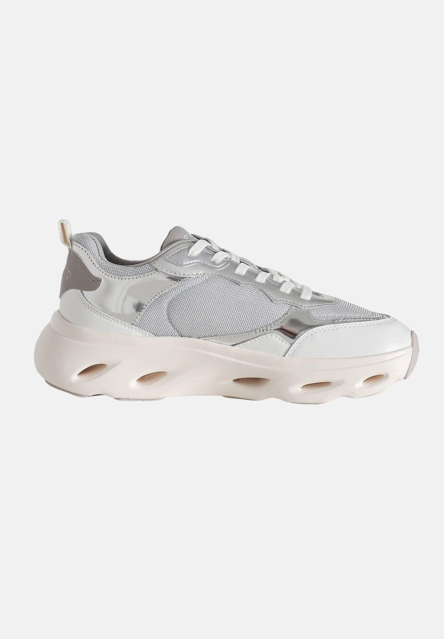 PINKO Sneakers argento da donna con logo SS0167P144ZZF ZZF PINKO