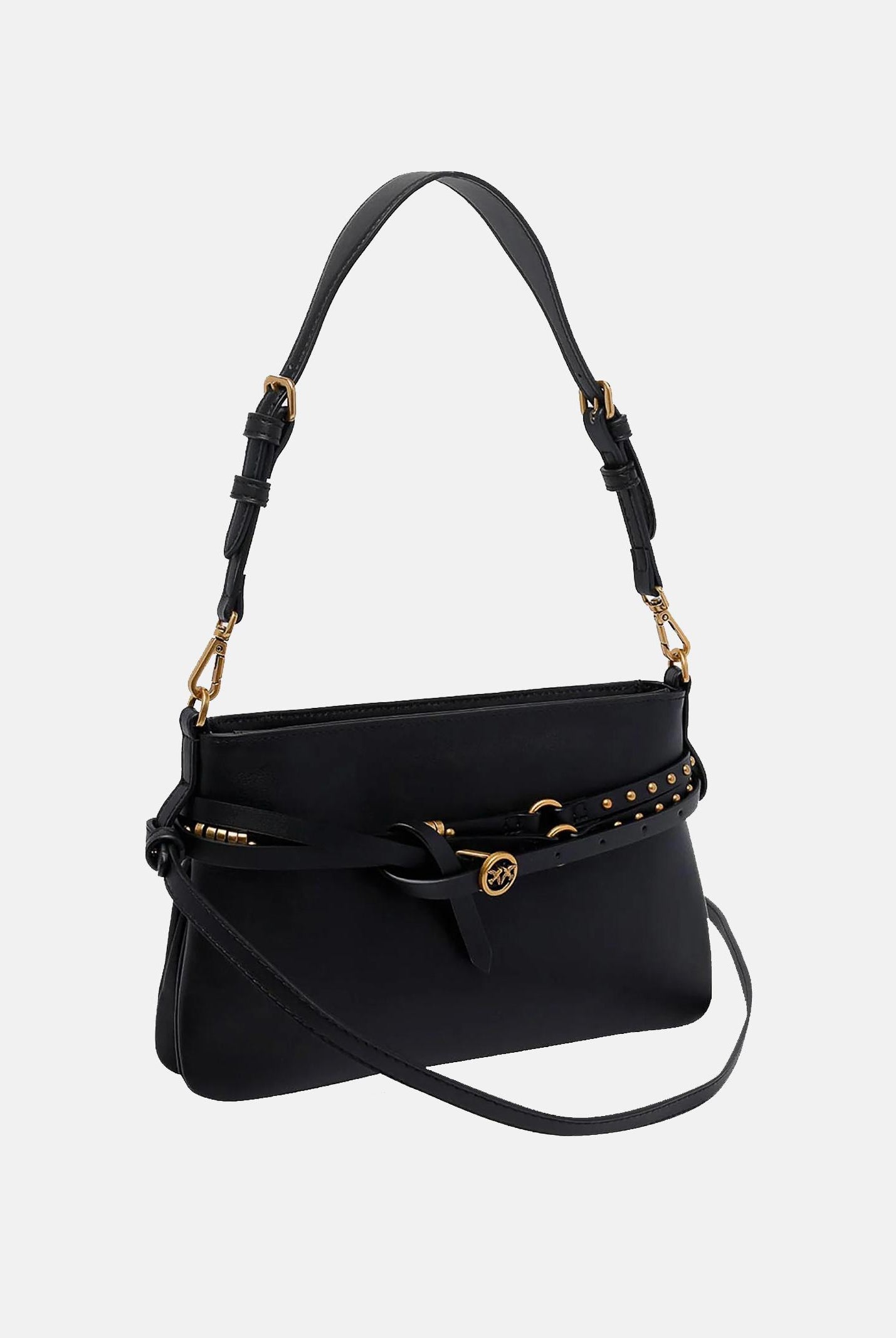 PINKO Borsa a spalla Belt Bag nera da donna 106177A0QO Z99Q PINKO