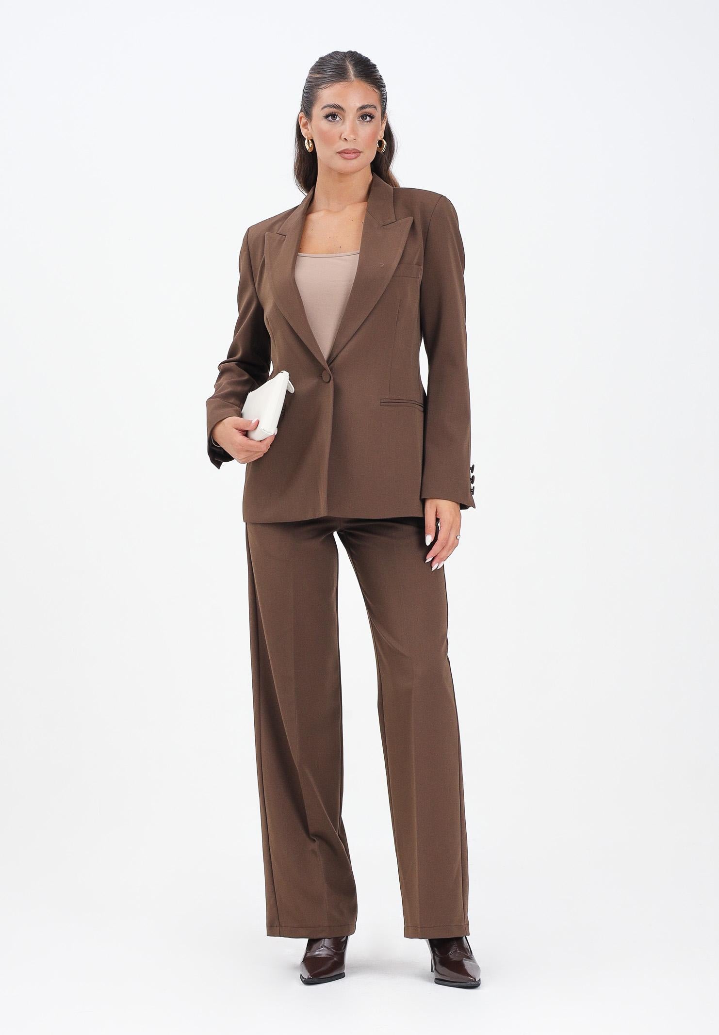 VICOLO Pantalone elegante marrone da donna TF0371 FU68 VICOLO