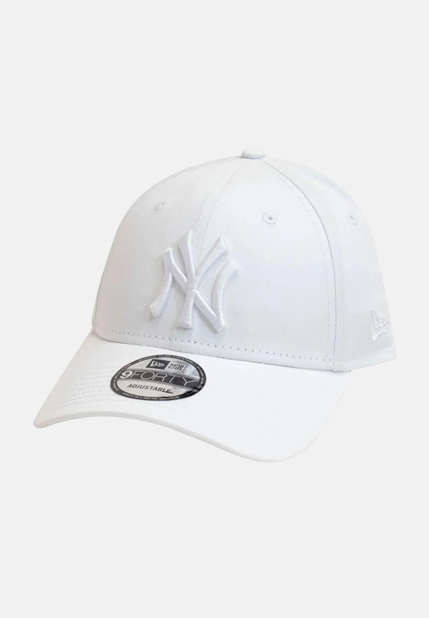 NEW ERA Cappello con visiera 9FORTY New York Yankees League Essential bianco per uomo e donna 60471460 . NEW ERA