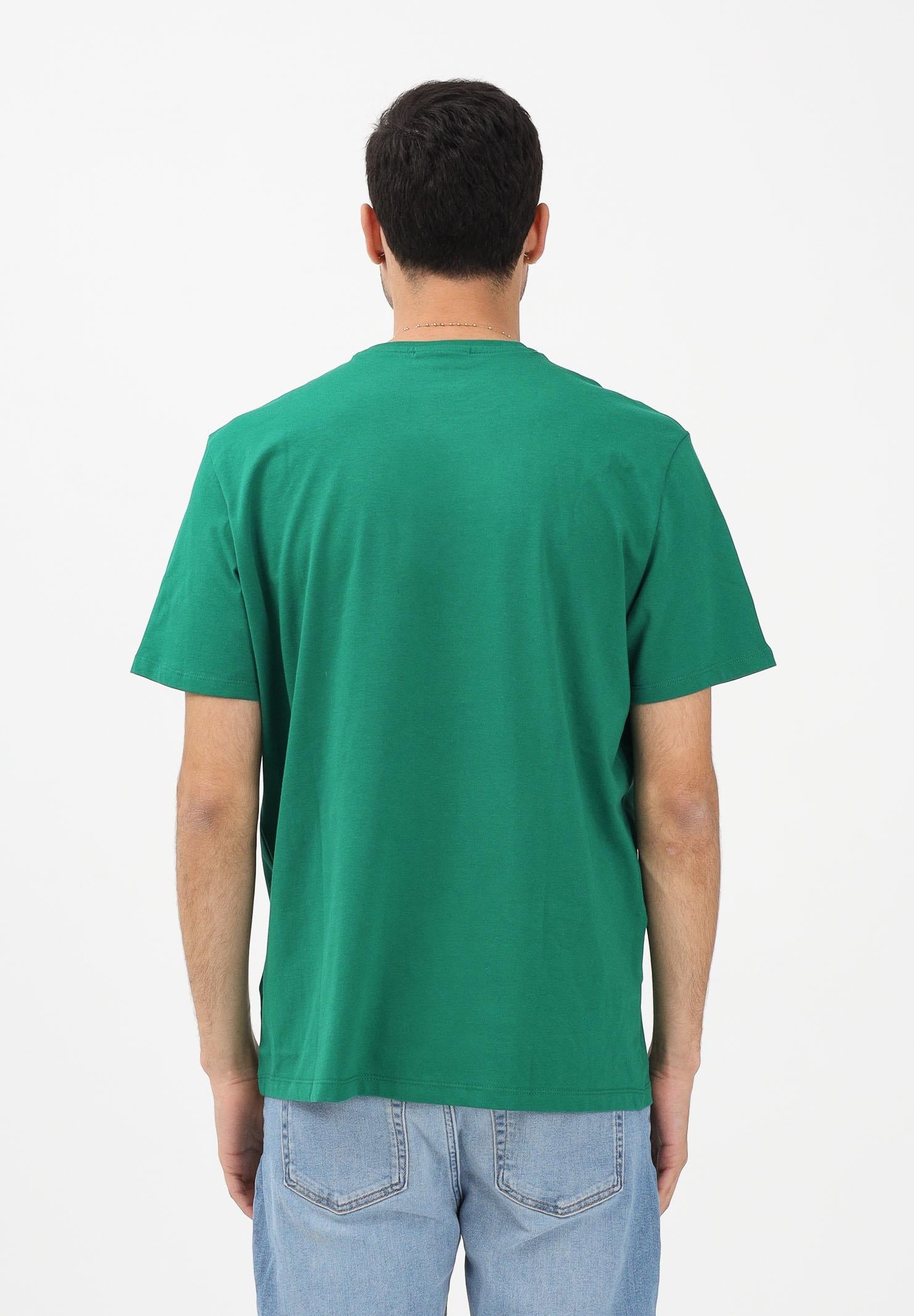 CALVIN KLEIN JEANS T-shirt a manica corta verde da uomo con logo LV04RD254G2ES . CALVIN KLEIN JEANS