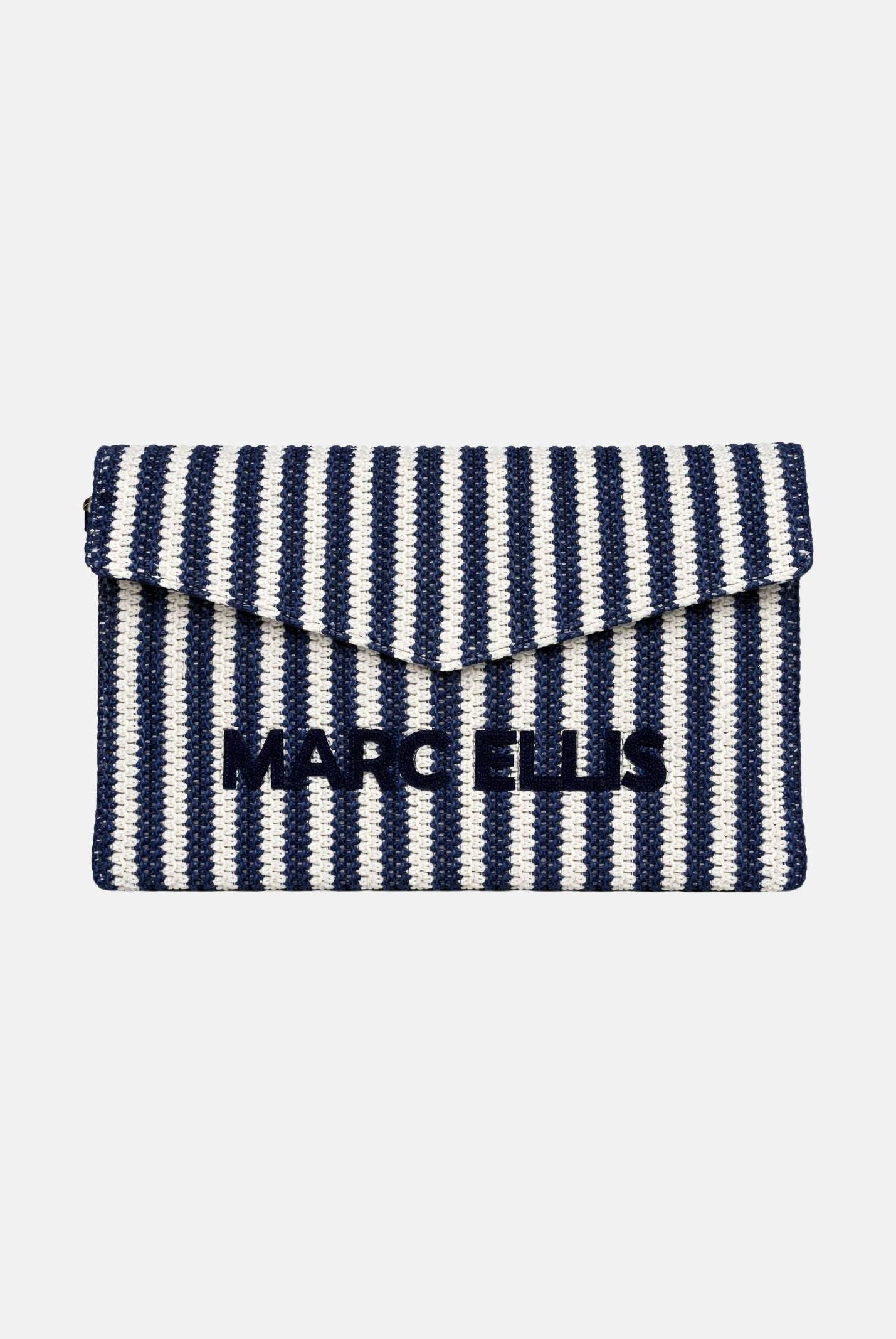 MARC ELLIS Pochette Buby Eivissa C blu e bianca da donna BUBY-EIVISSA-C BLWH MARC ELLIS