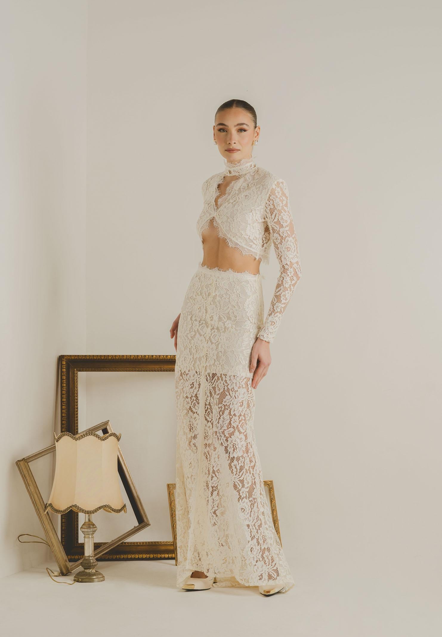 SANTAS Coordinato ÉTOILE NOIRE panna da donna PV2613 PA SANTAS