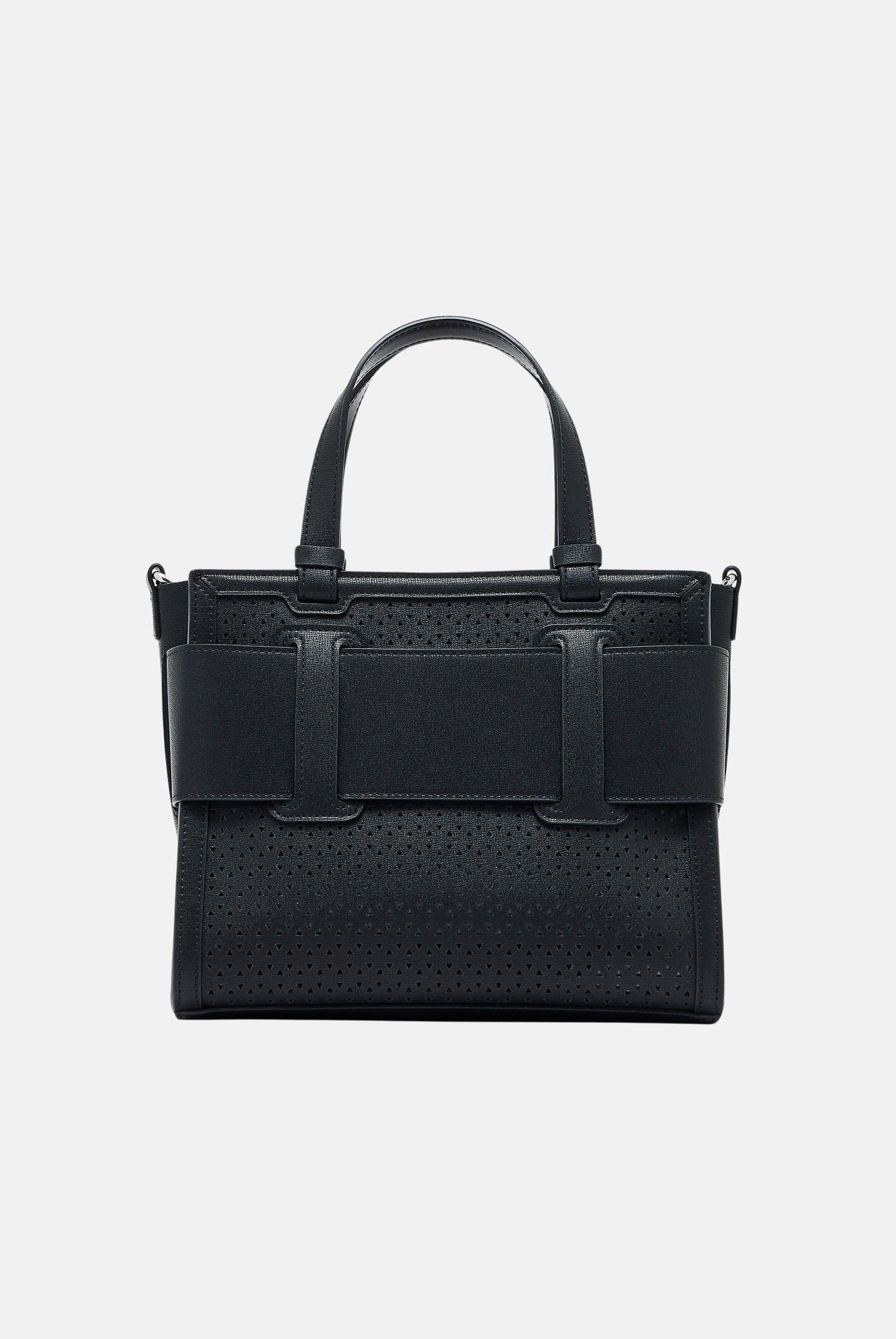 ARMANI EXCHANGE Borsa a mano nera da donna con fibbia logo XW000392AF22626 UC001 ARMANI EXCHANGE