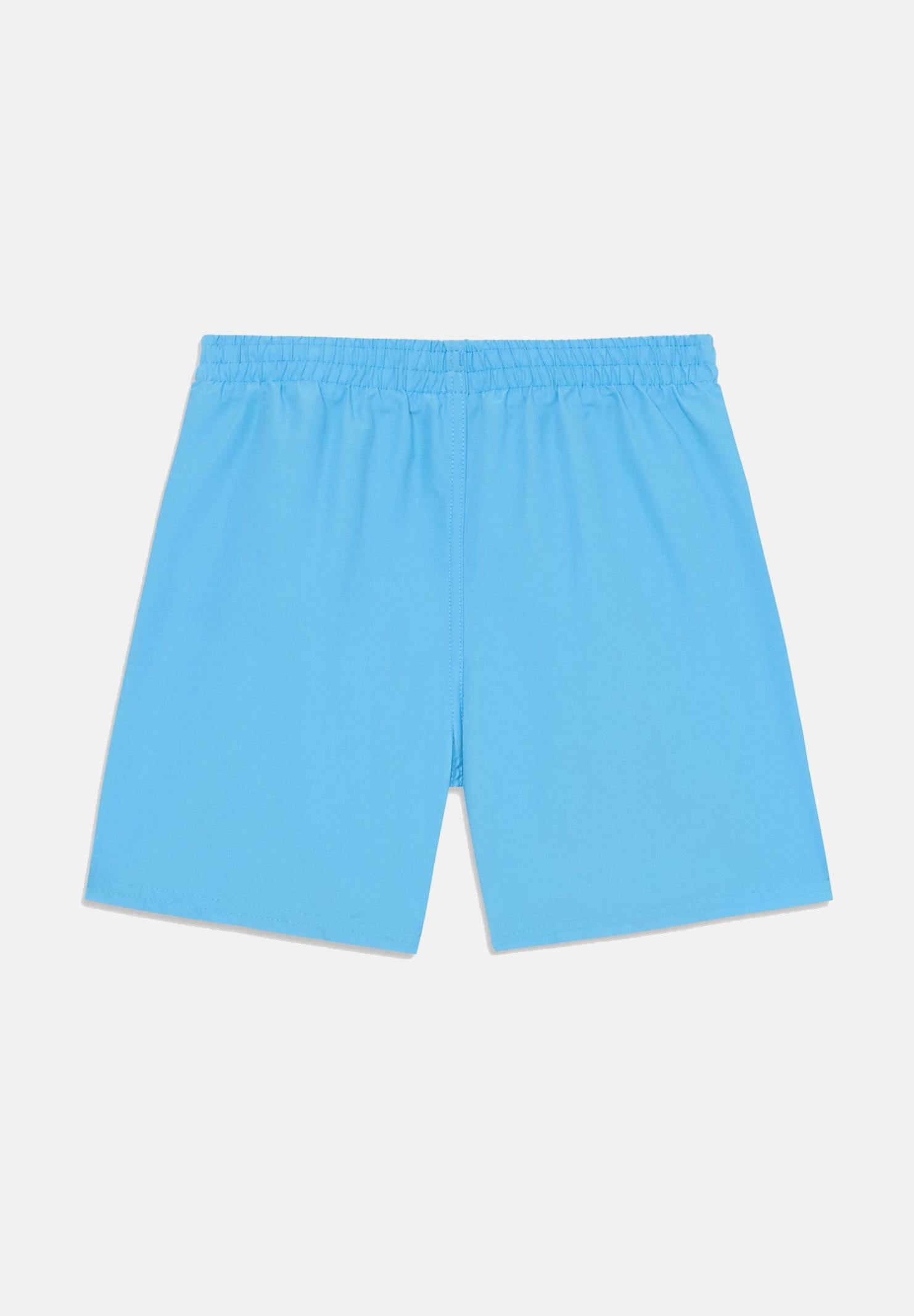 NIKE Shorts mare azzurro da bambino con swoosh NESSB866 438 NIKE