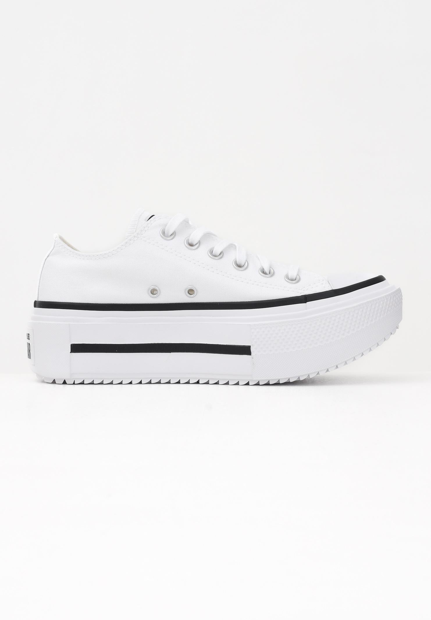 CONVERSE Sneakers Chuck Taylor All Star Lift Double Stack Platform bianche da donna A15491C . CONVERSE