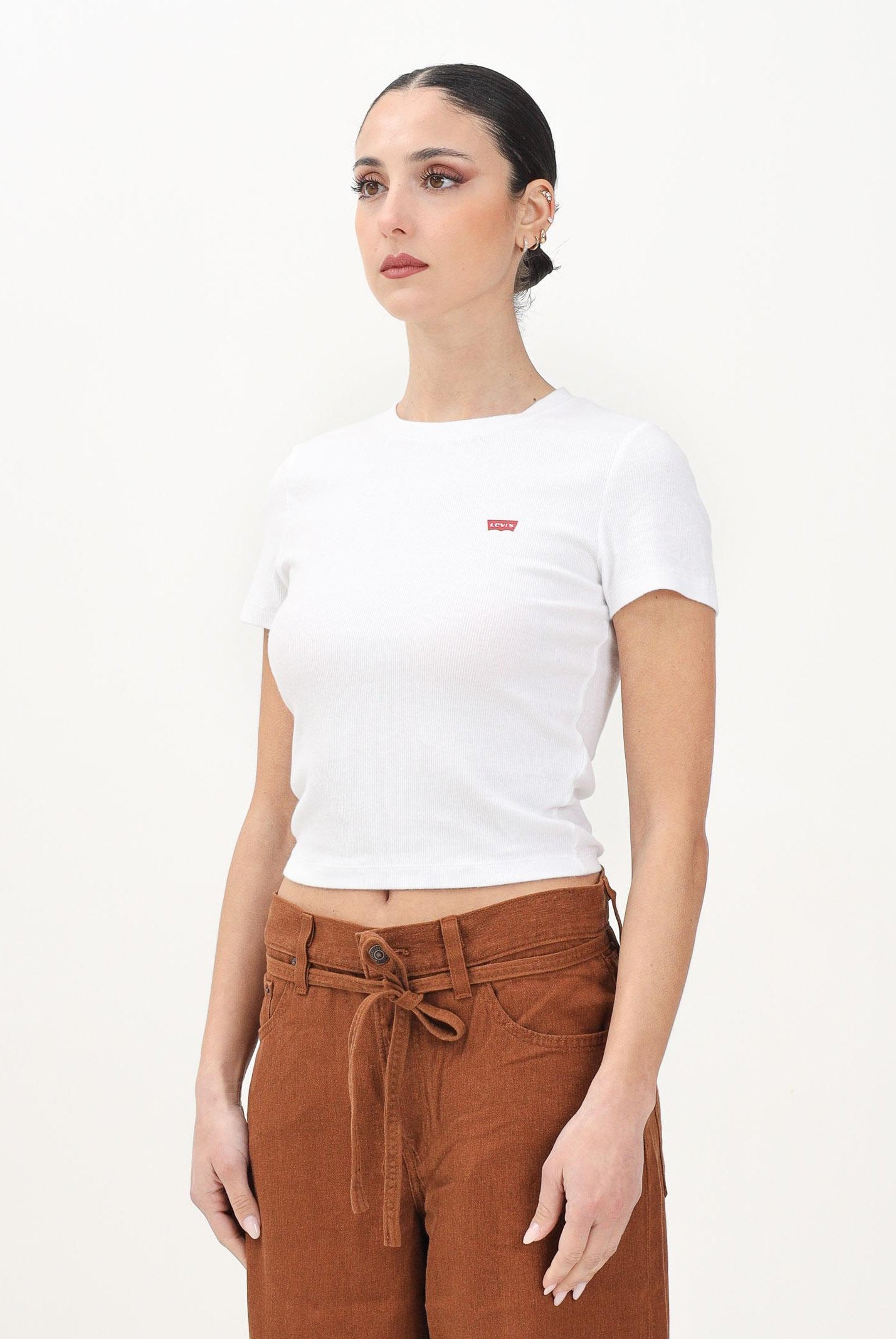 LEVI'S® T-shirt a manica corta ESSENTIAL bianca da donna A7419-0013 . LEVI'S®
