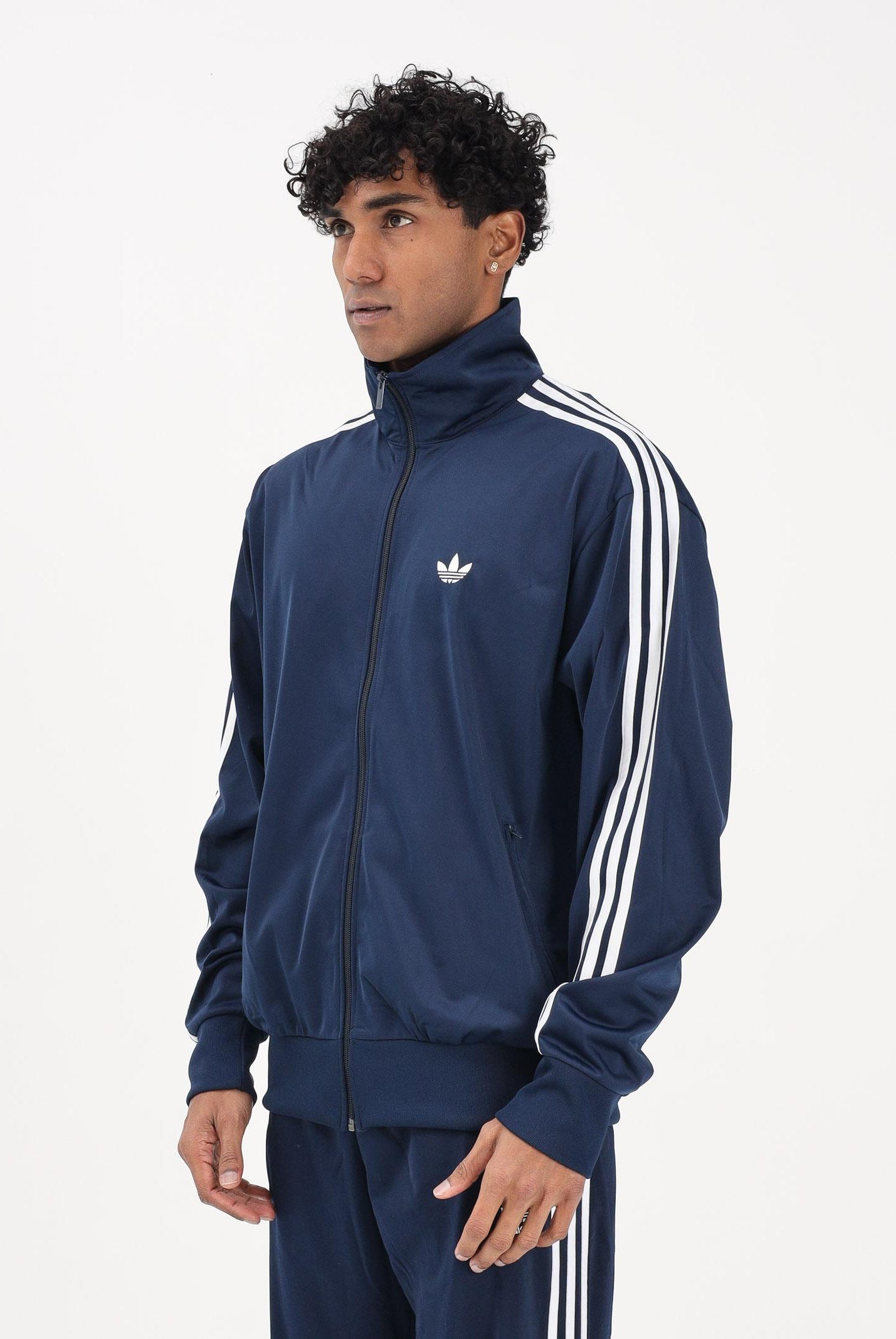 ADIDAS ORIGINALS Felpa con zip FIREBIRD blu da uomo KD8313 . ADIDAS ORIGINALS