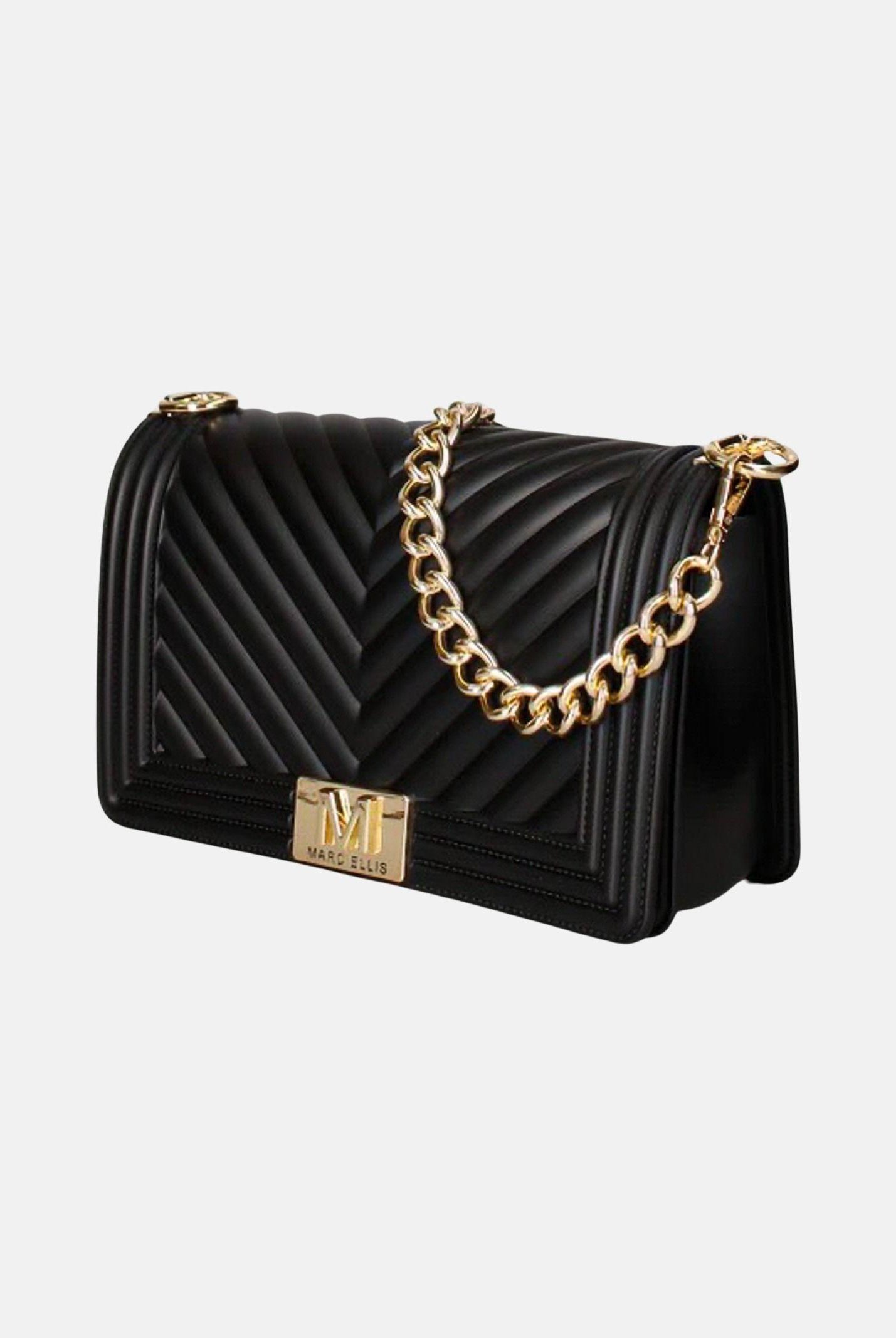 MARC ELLIS Borsa a tracolla Flat M 26 nera da donna FLAT-M-26 BLLIGO MARC ELLIS