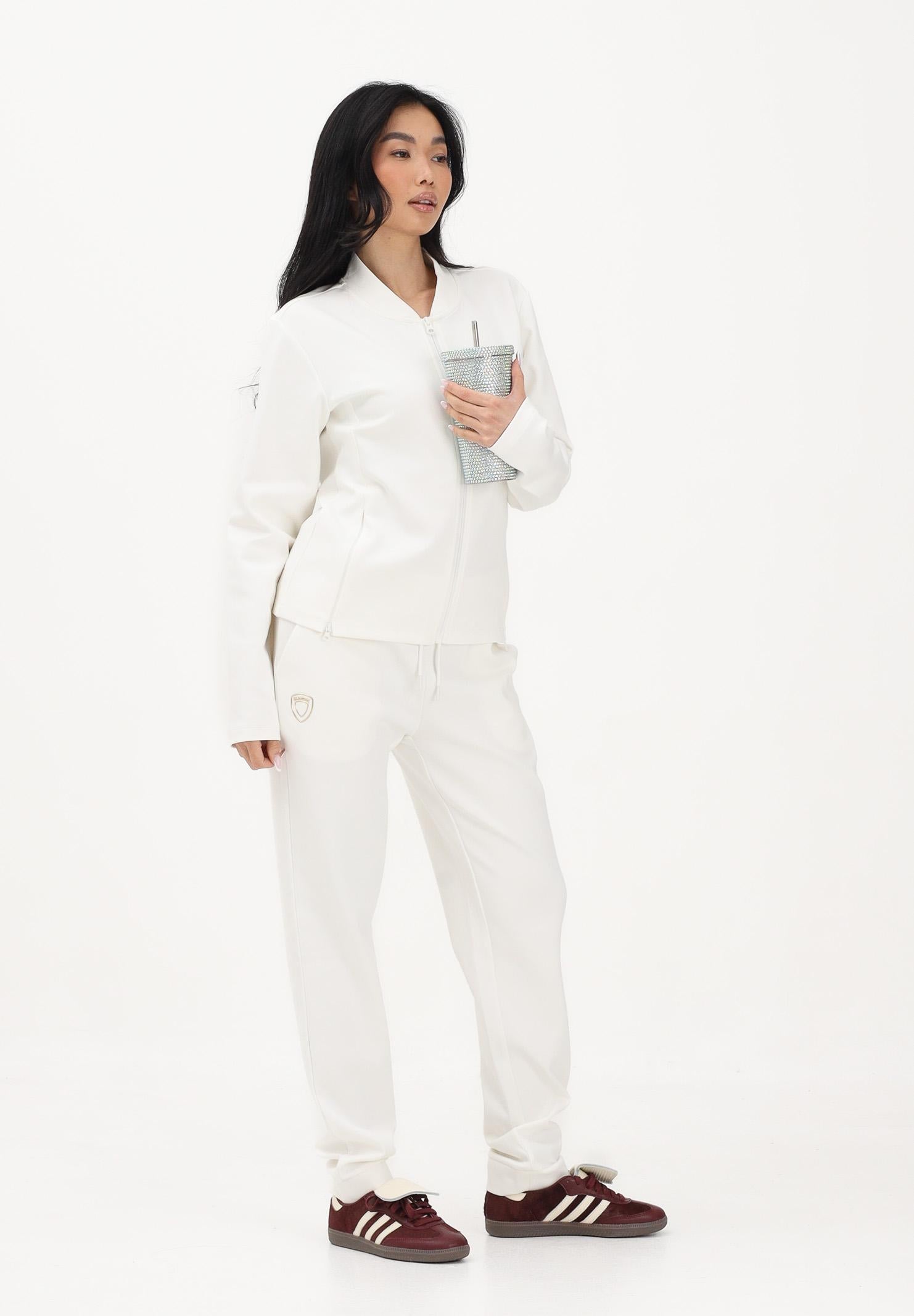 BLAUER Pantalone sportivo bianco da donna 26SBLDP01059-007441 102 BLAUER