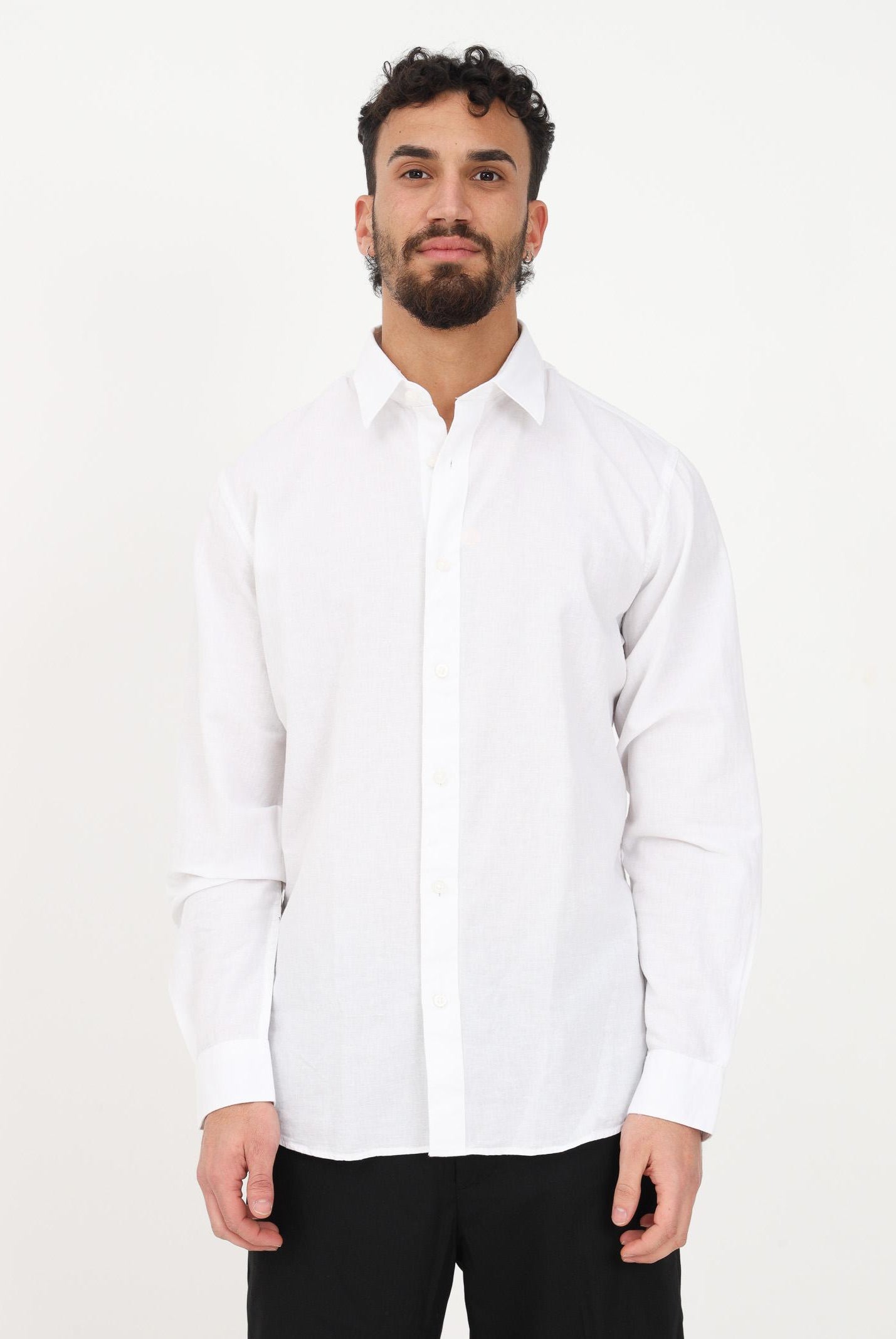 Camicia elegante bianca da uomo 16079056 WHITE SELECTED HOMME