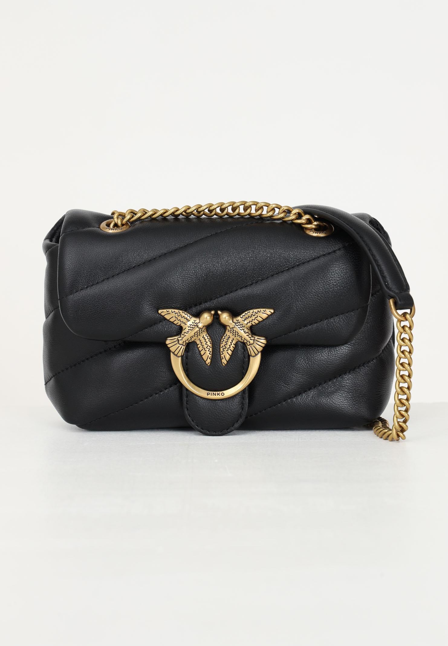 PINKO Borsa a tracolla Baby Love Bag Puff da donna in morbida nappa nera 100040A0F2 Z99Q PINKO