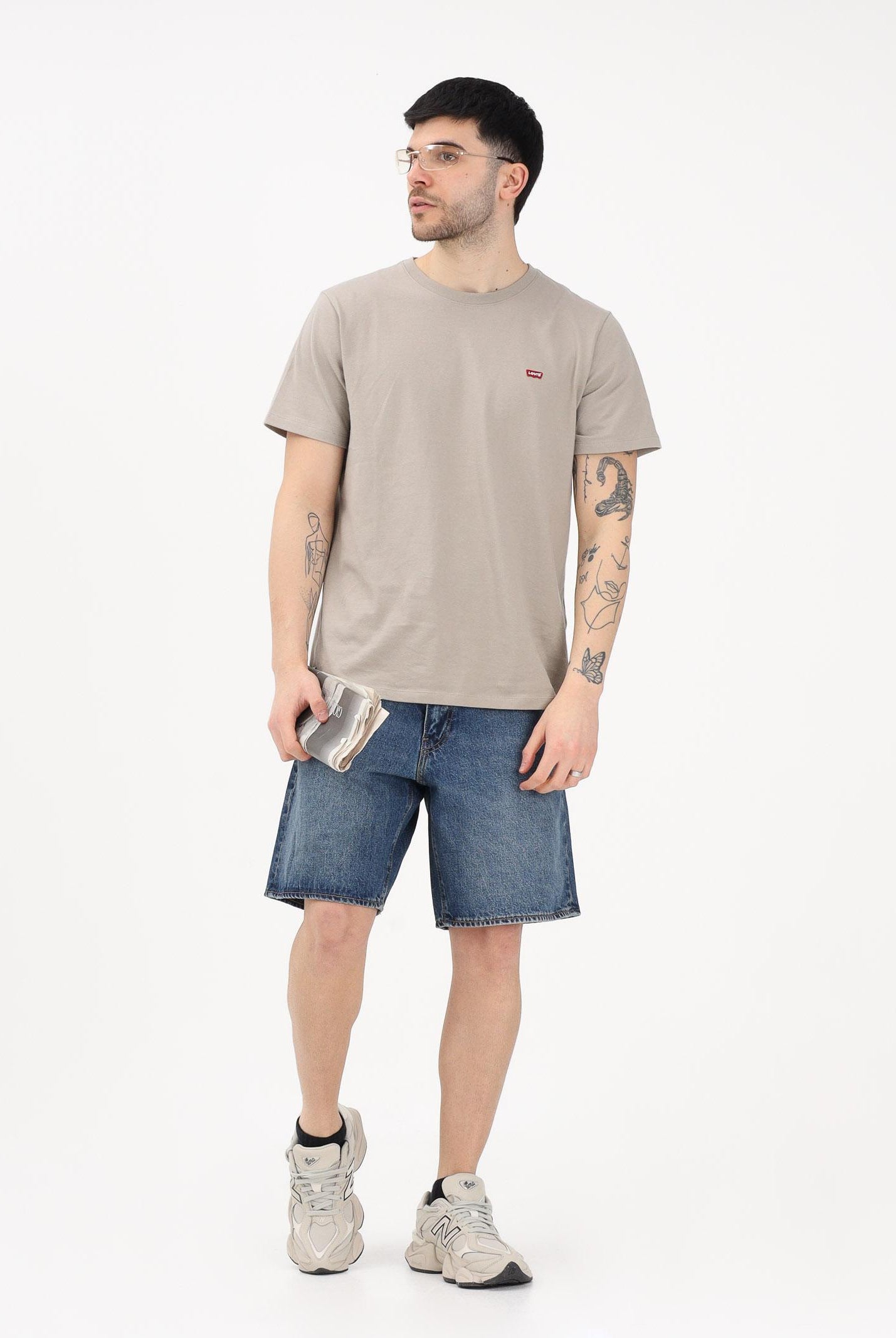LEVI'S Shorts 468™ Loose in denim medio da uomo A8461-0003 . LEVI'S®