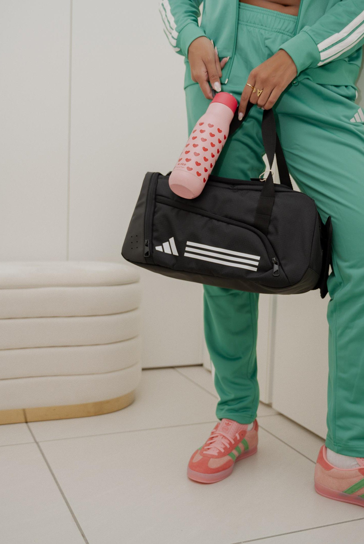 Sport bag Essentials 3-Stripes nero per uomo e donna IP9861 ADIDAS PERFORMANCE