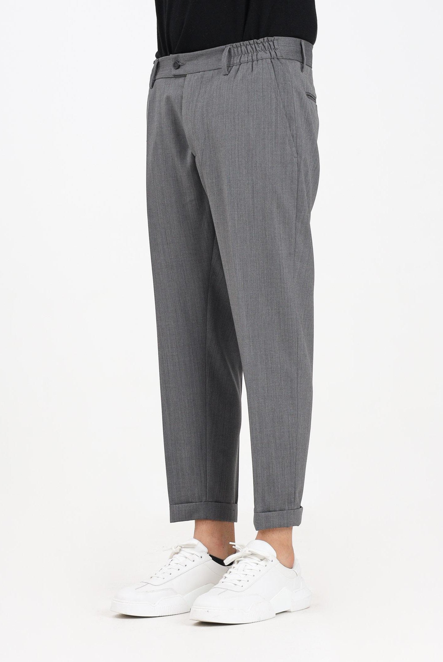 YES LONDON Pantalone grigio scuro da uomo XP3320 AN YES LONDON