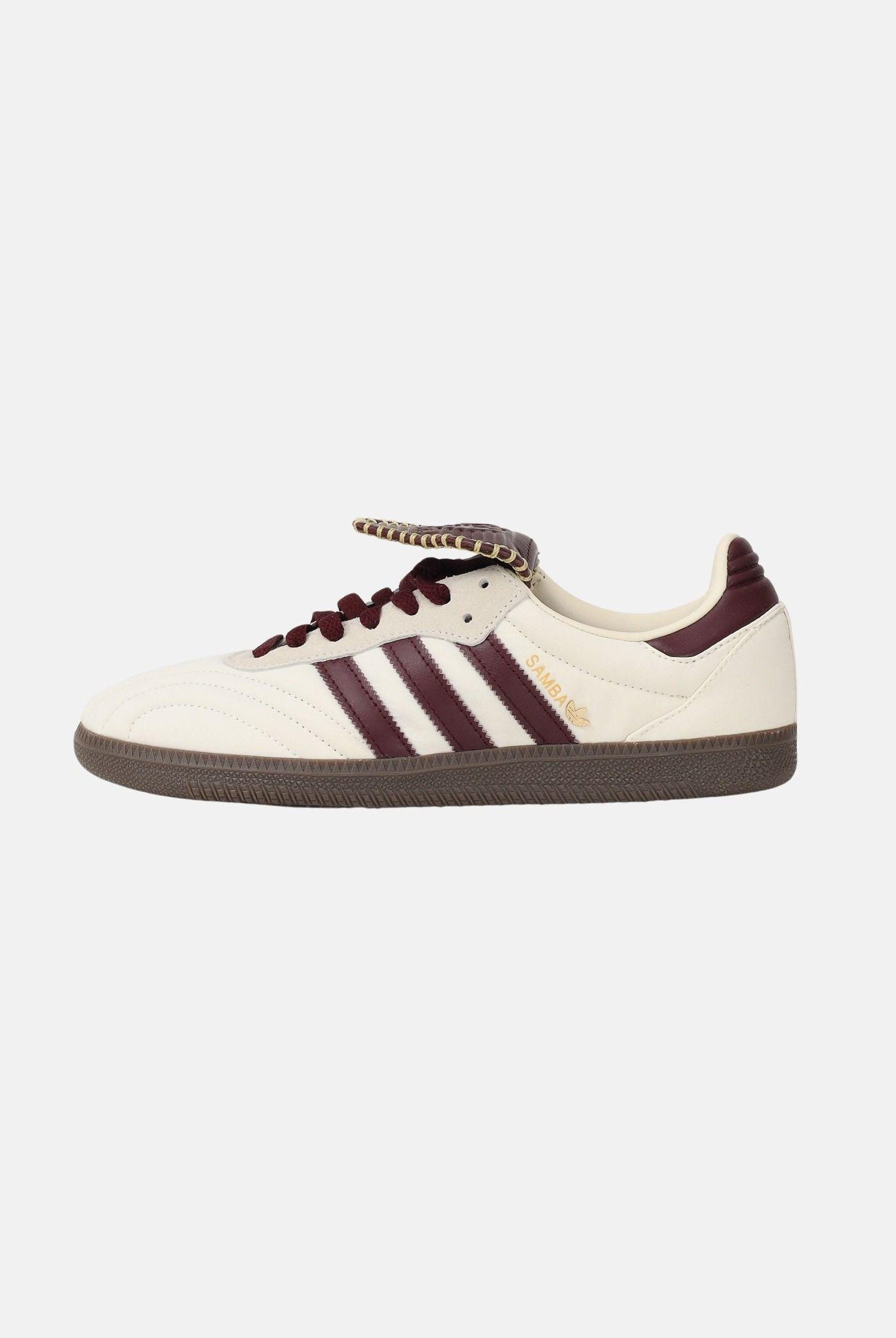 ADIDAS ORIGINALS Sneakers SAMBA LT panna e bordeaux per uomo e donna IH9045 . ADIDAS ORIGINALS