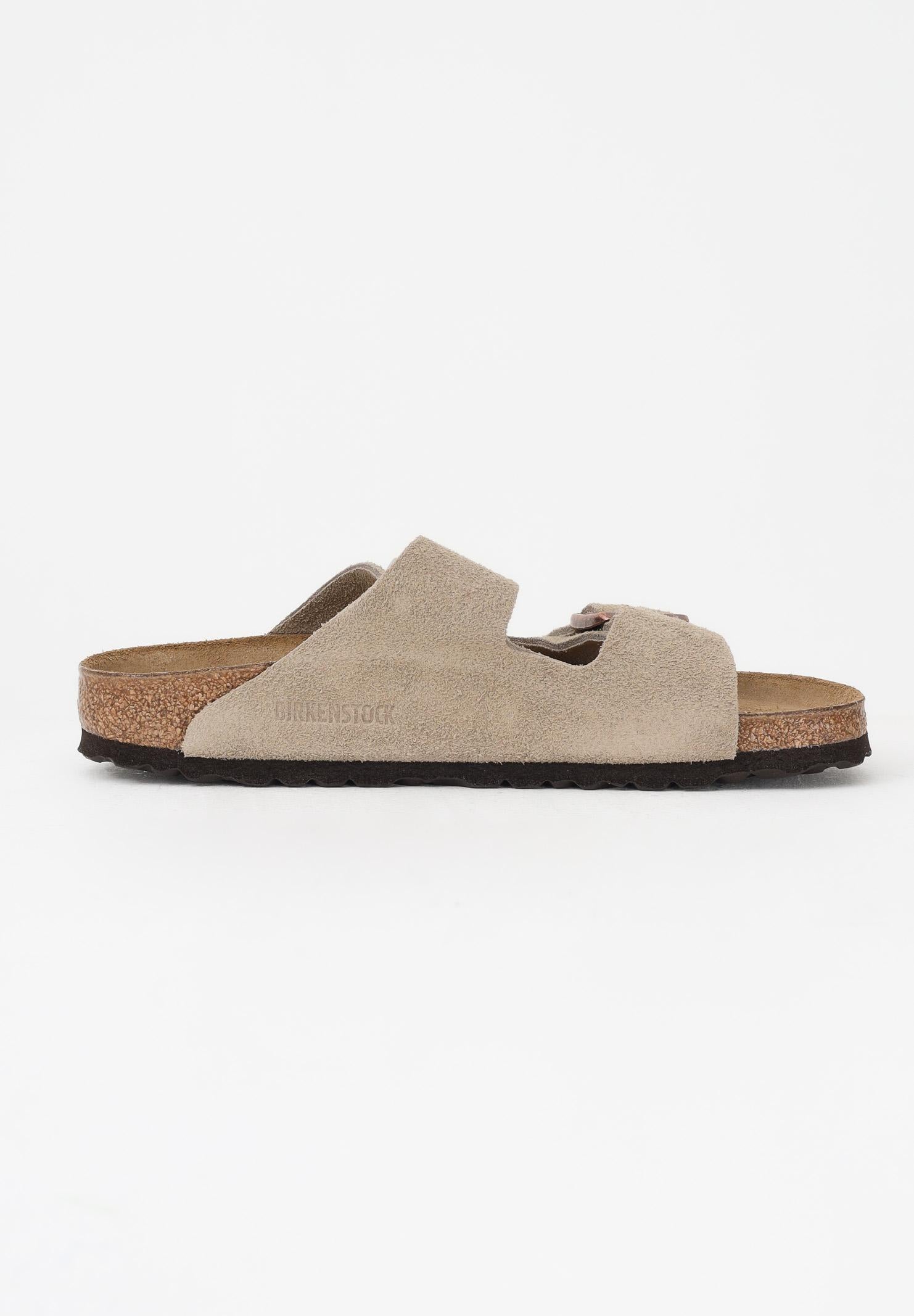 BIRKENSTOCK Ciabatte Arizona color taupe per uomo e donna 051463 . BIRKENSTOCK