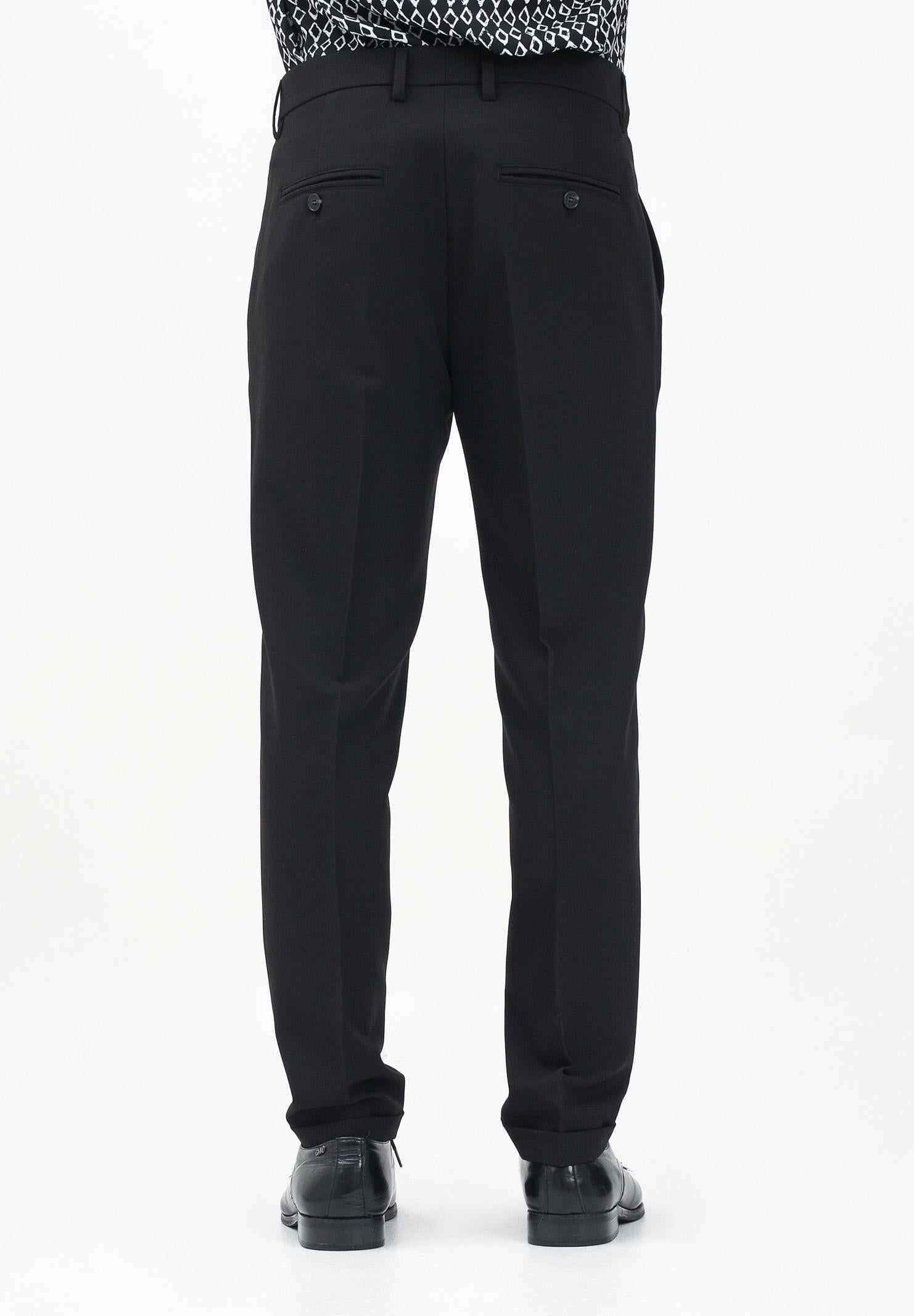 PATRIZIA PEPE Pantalone elegante nero da uomo 5PA429A498 K103 PATRIZIA PEPE