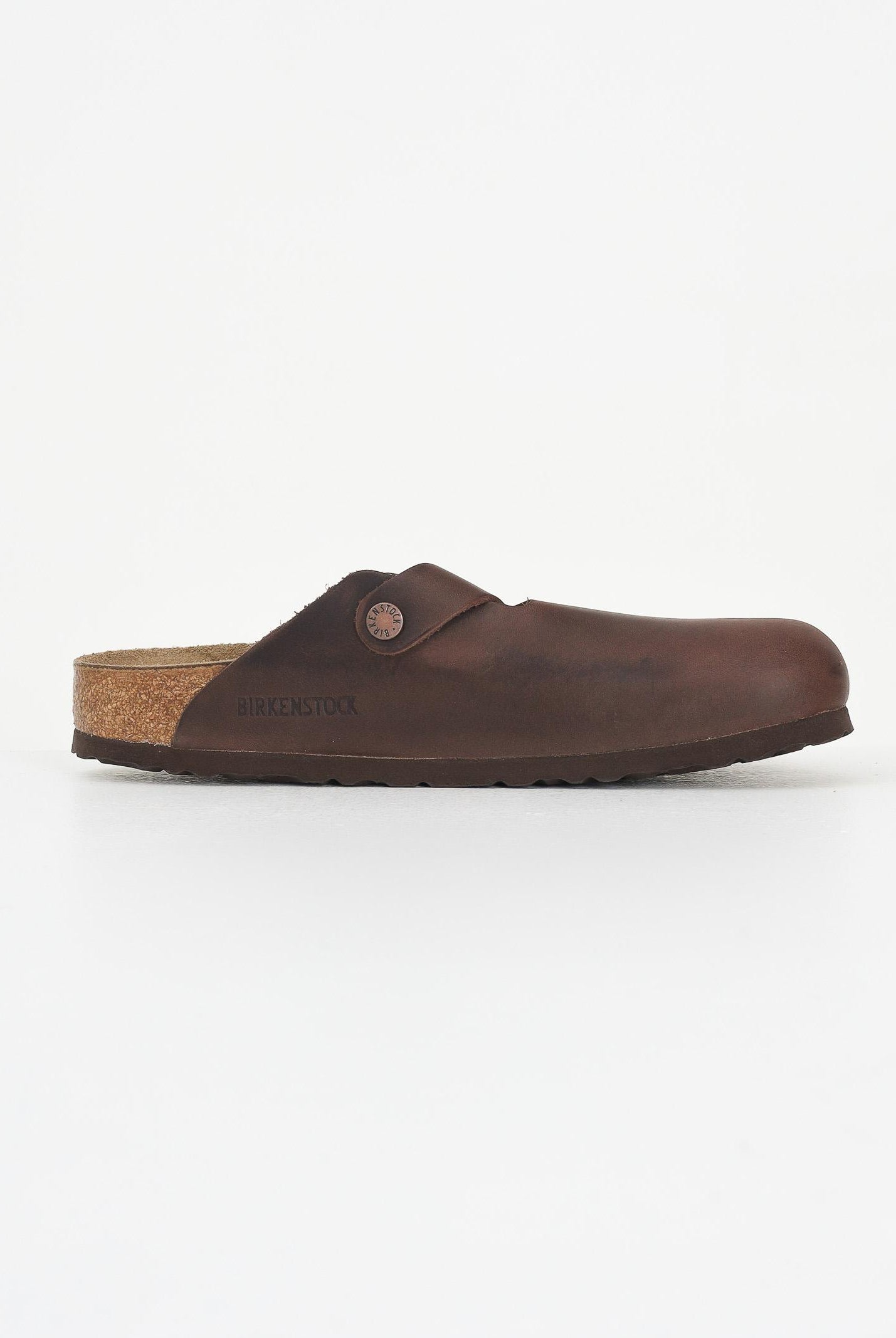 BIRKENSTOCK Ciabatte marroni per uomo e donna modello Boston 860133 . BIRKENSTOCK