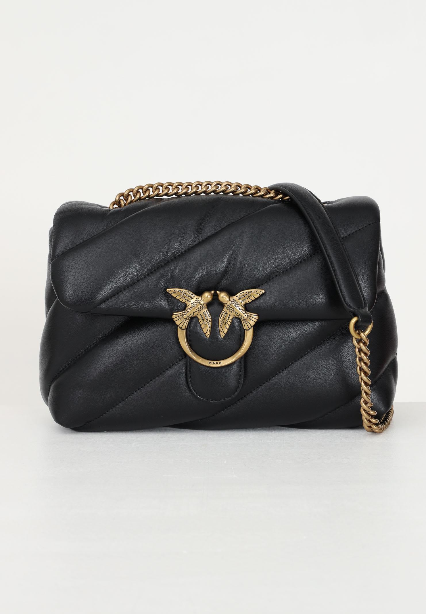 PINKO Borsa a tracolla Classic Love Bag Puff nera da donna 100038A0F2 Z99Q PINKO